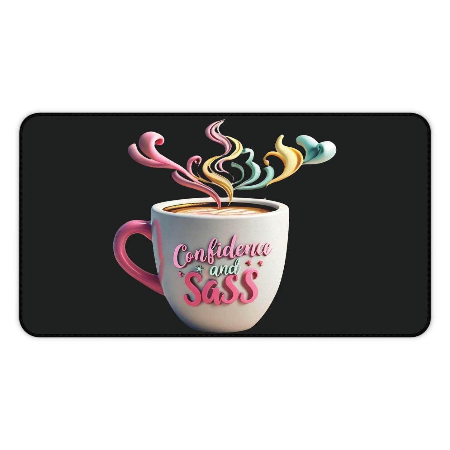 "Confidence & Sass" - Desk Mat - Creatively Designed Shop