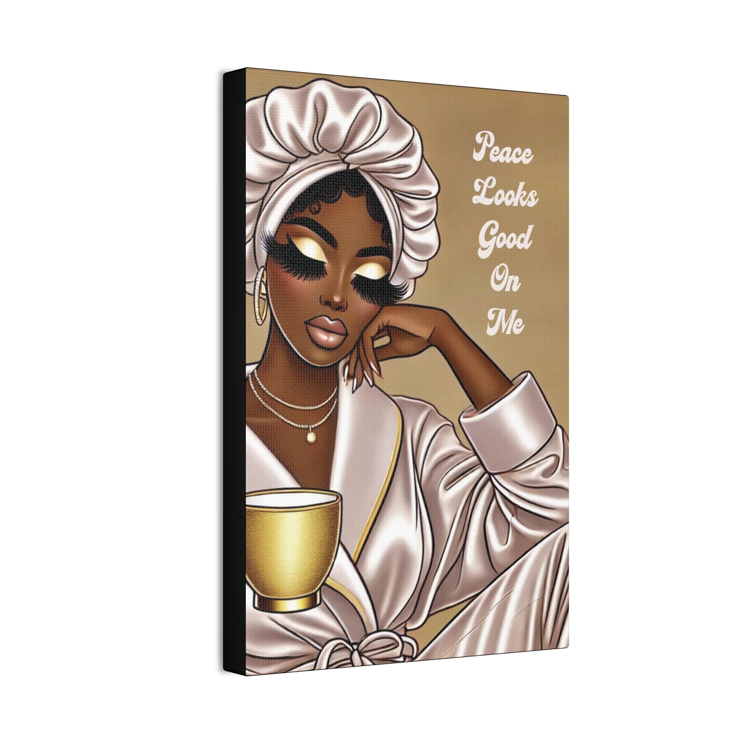 Peace Looks Good On Me - Canvas Art