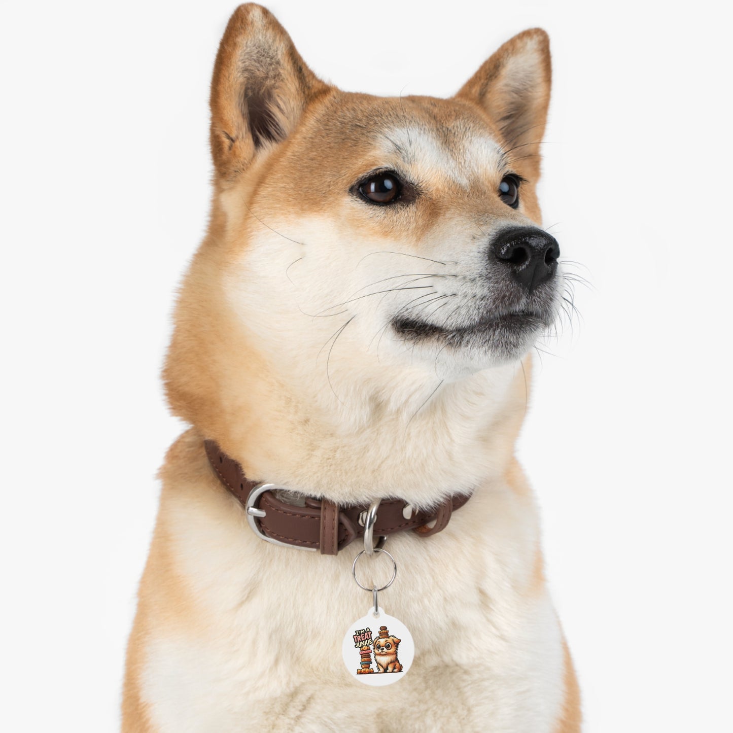 I'm A Treat Junkie - Pet Tag - Creatively Designed Shop