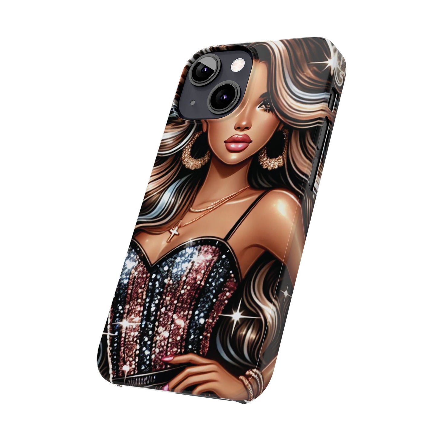 "Beautiful" - Slim Phone Cases - Creatively Designed Shop
