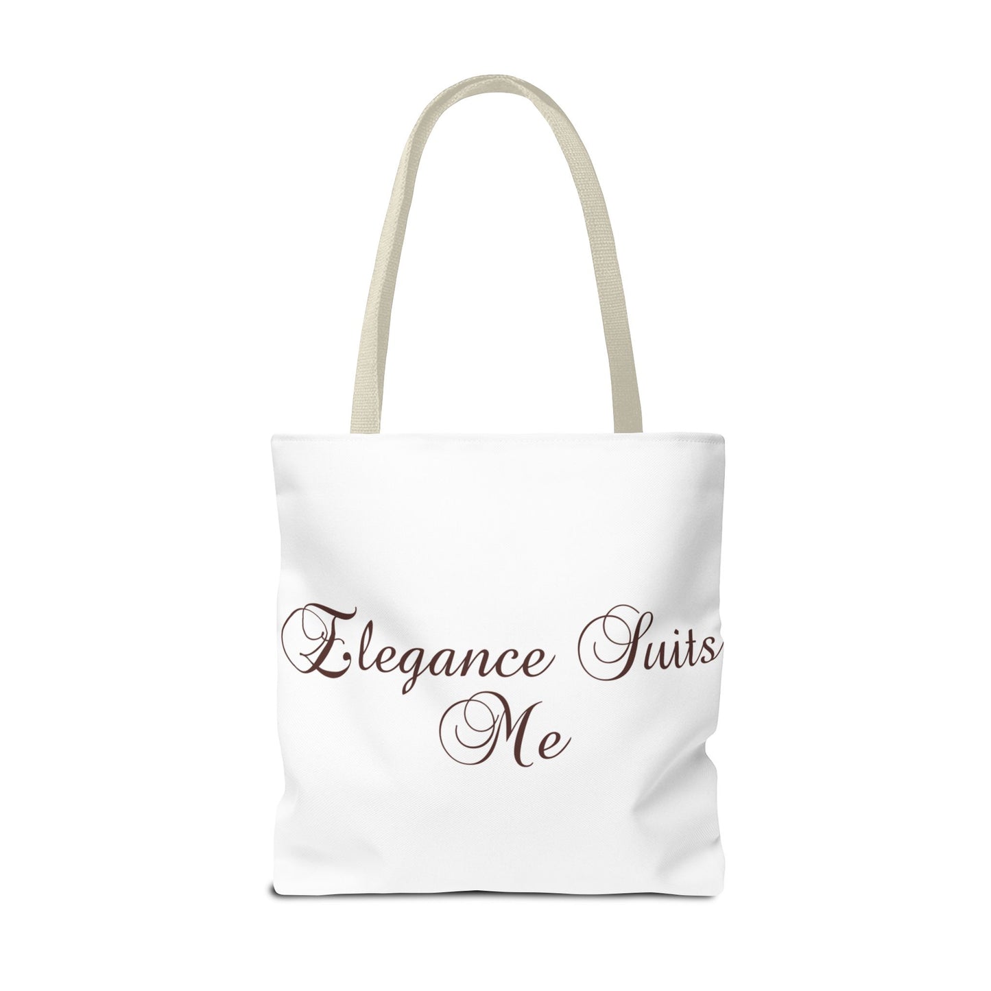 "Elegance Suits Me" - Tote Bag (AOP) - Creatively Designed Shop