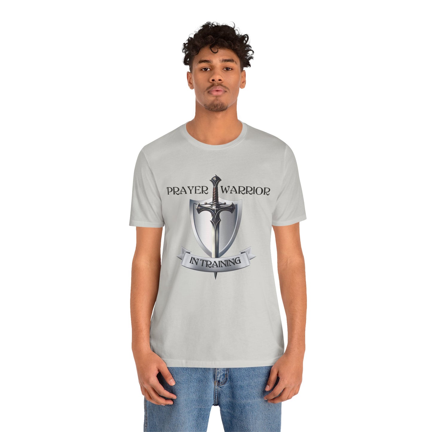 Prayer Warrior in Training - Unisex Jersey Short Sleeve Tee