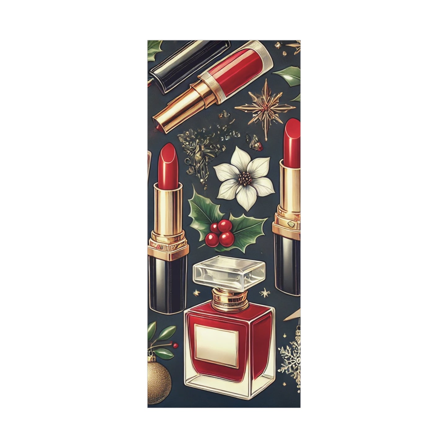 Christmas Glam Makeup Essentials - Gift Wrap Papers - Creatively Designed Shop