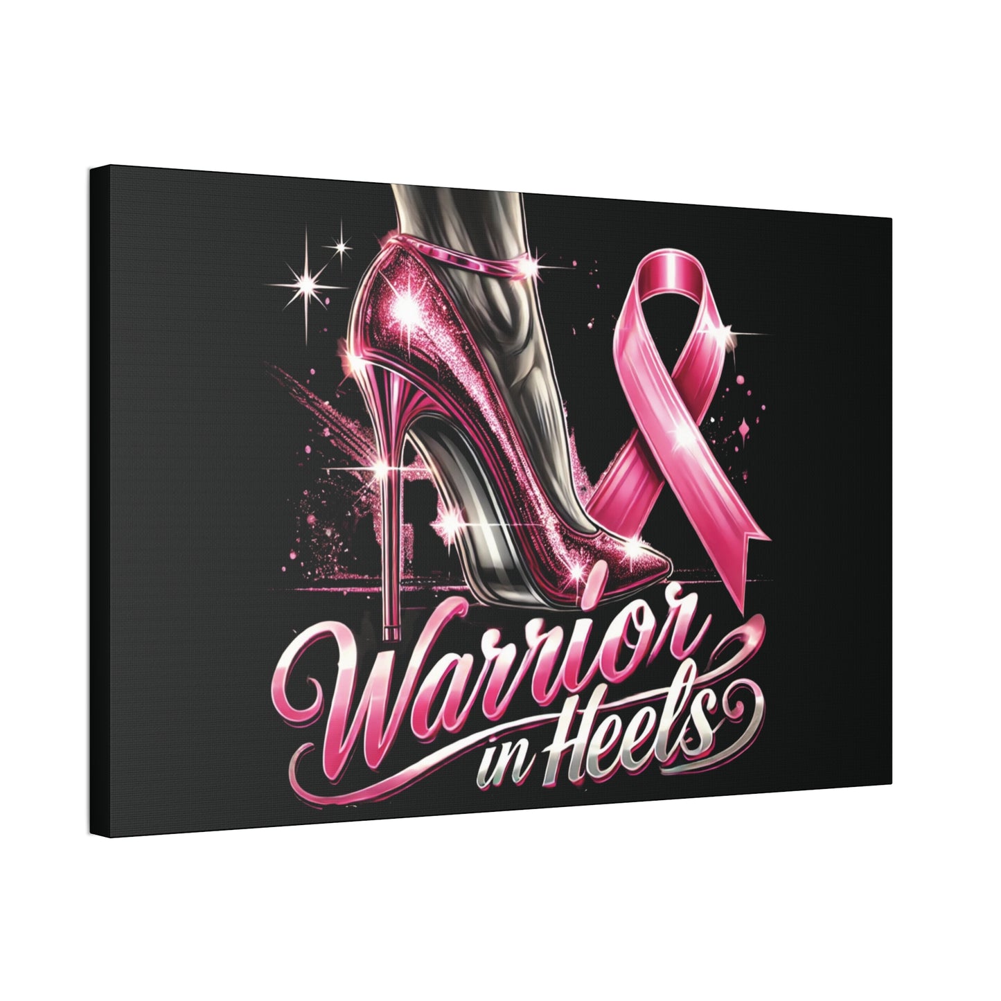 Pink Warrior Heels - Canvas Art