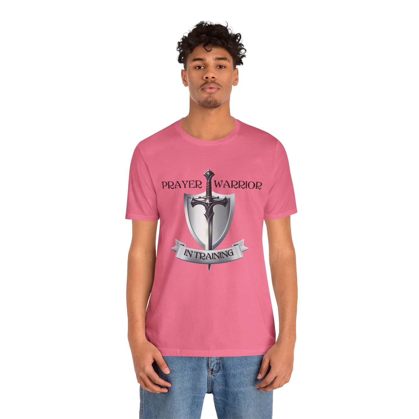 Prayer Warrior in Training - Unisex Jersey Short Sleeve Tee