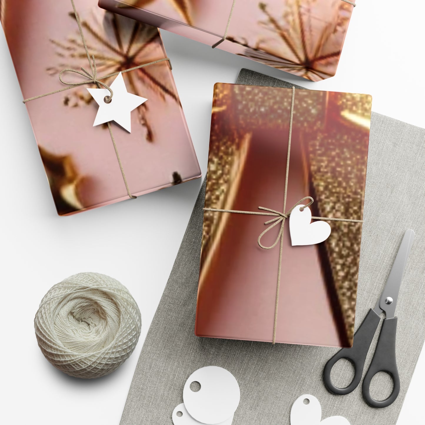 Pink & Gold Glam - Gift Wrap Papers - Creatively Designed Shop