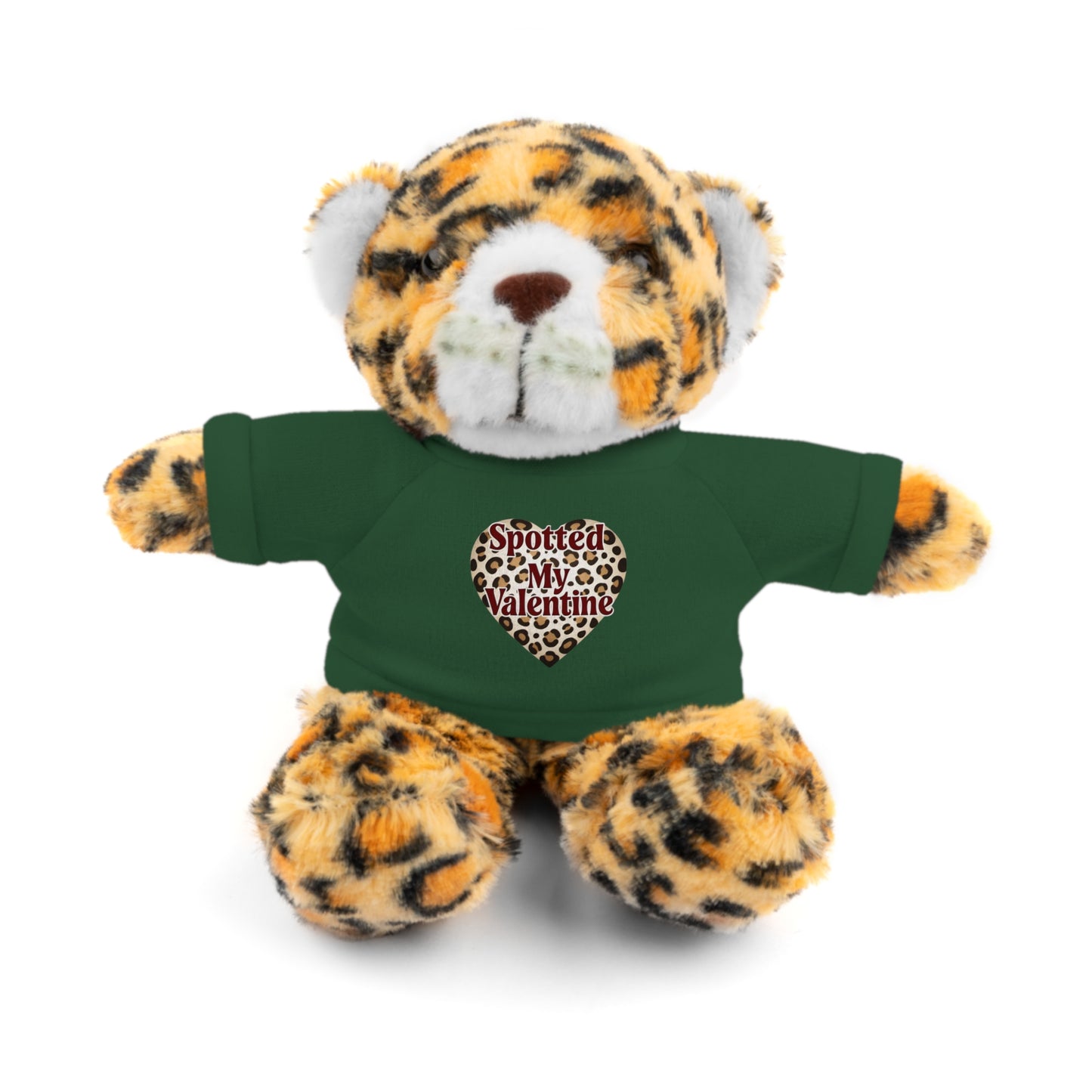'Spotted My Valentine' - Stuffed Jaquar with Tee - Creatively Designed Shop