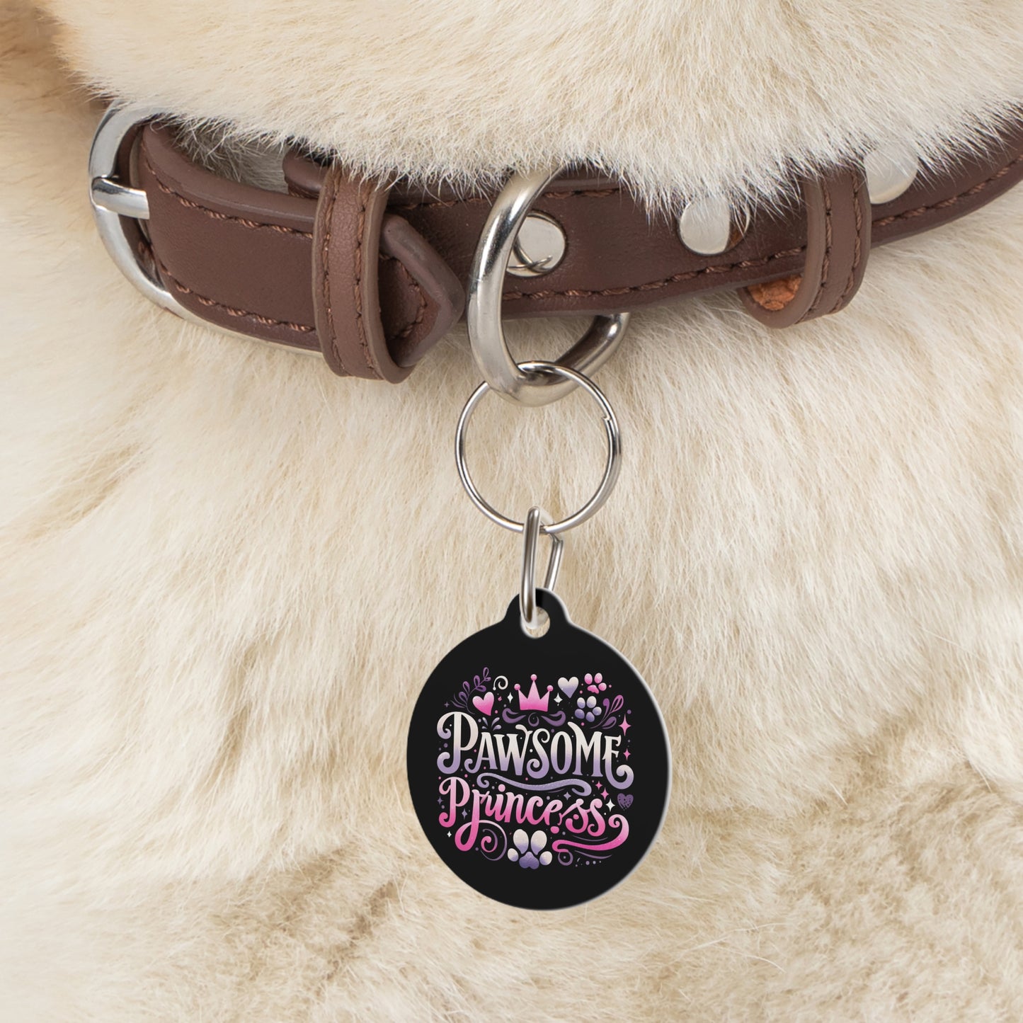 Pawsome Princess - Pet Tag - Creatively Designed Shop