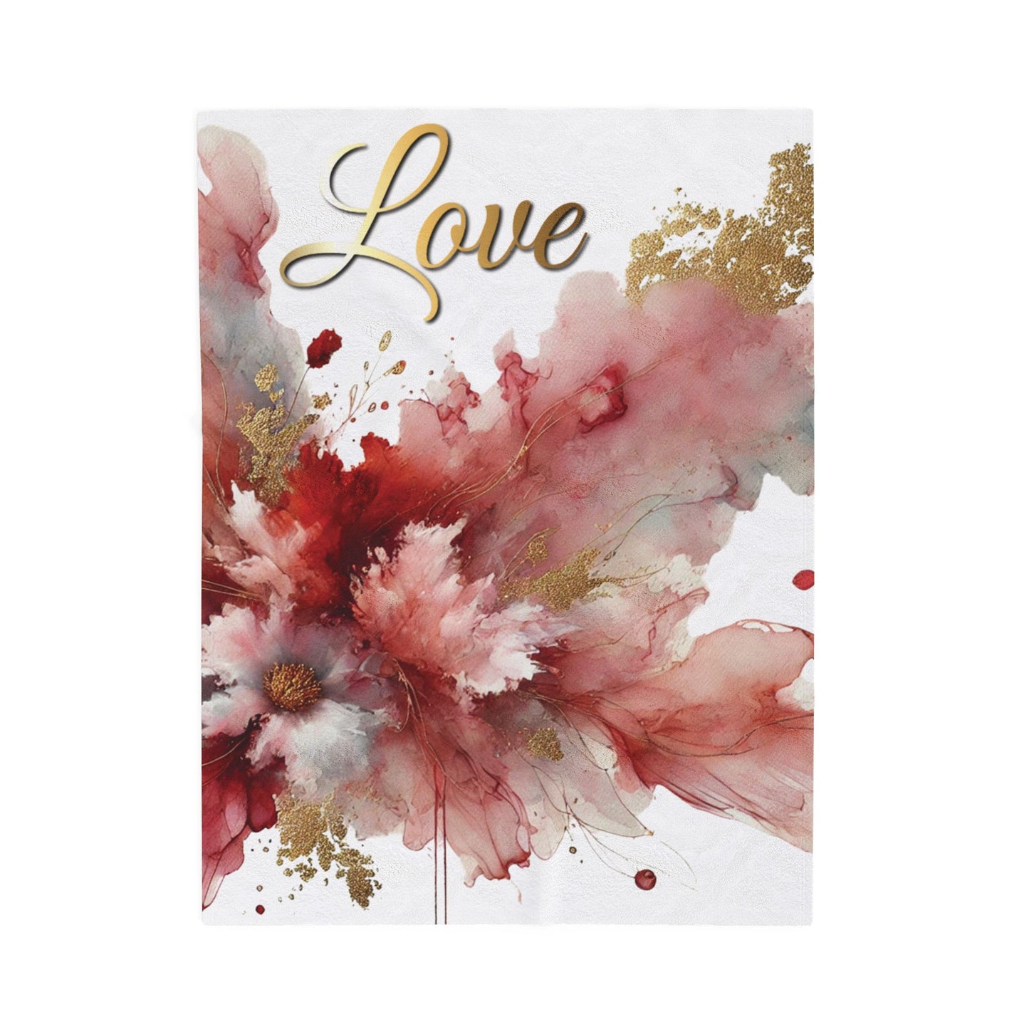 Love - Velveteen Plush Blanket