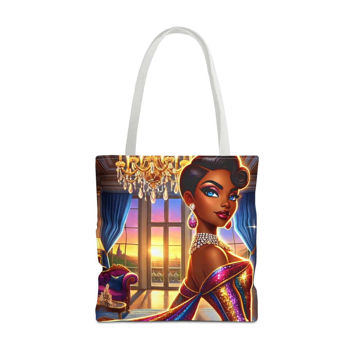 "Elegance Suits Me" - Tote Bag (AOP) - Creatively Designed Shop