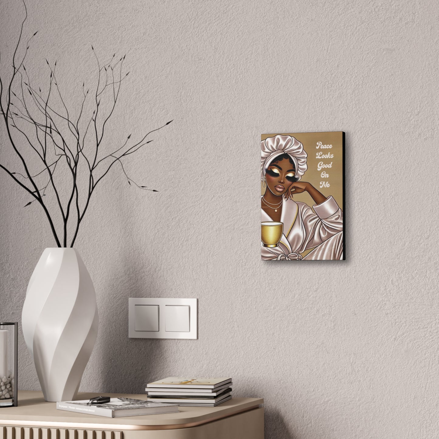 Peace Looks Good On Me - Canvas Art