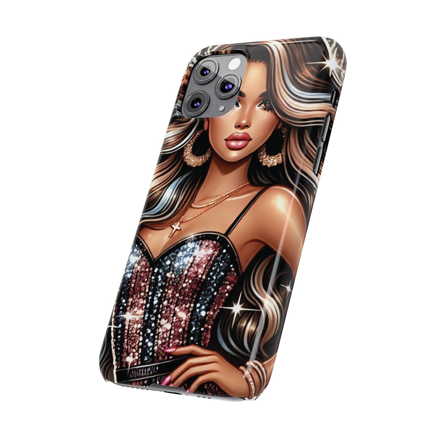 "Beautiful" - Slim Phone Cases - Creatively Designed Shop