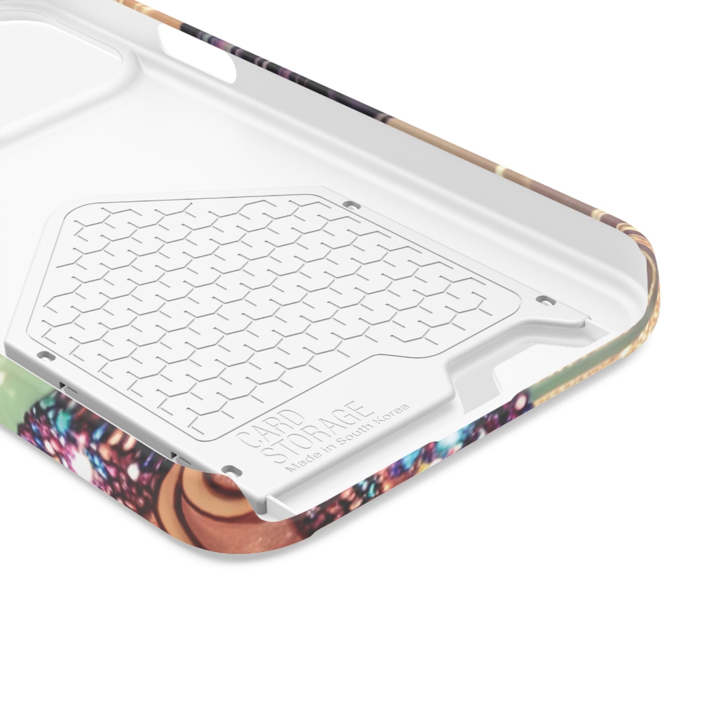 "Stunning" - Phone Case With Card Holder - Creatively Designed Shop