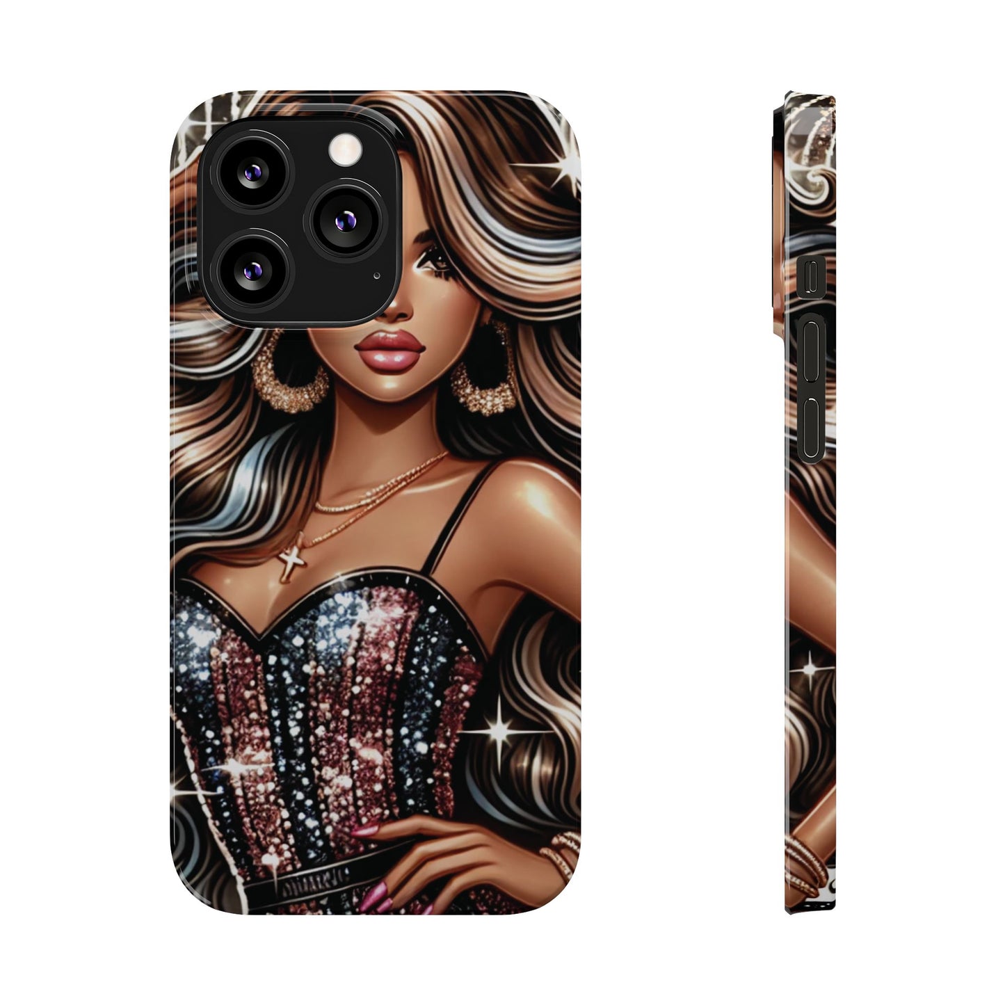 "Beautiful" - Slim Phone Cases - Creatively Designed Shop