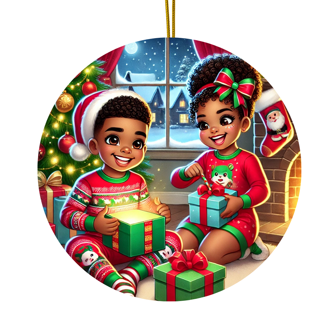 Christmas Joy - Ceramic Decoration Ornament, (1pc) - Creatively Designed Shop