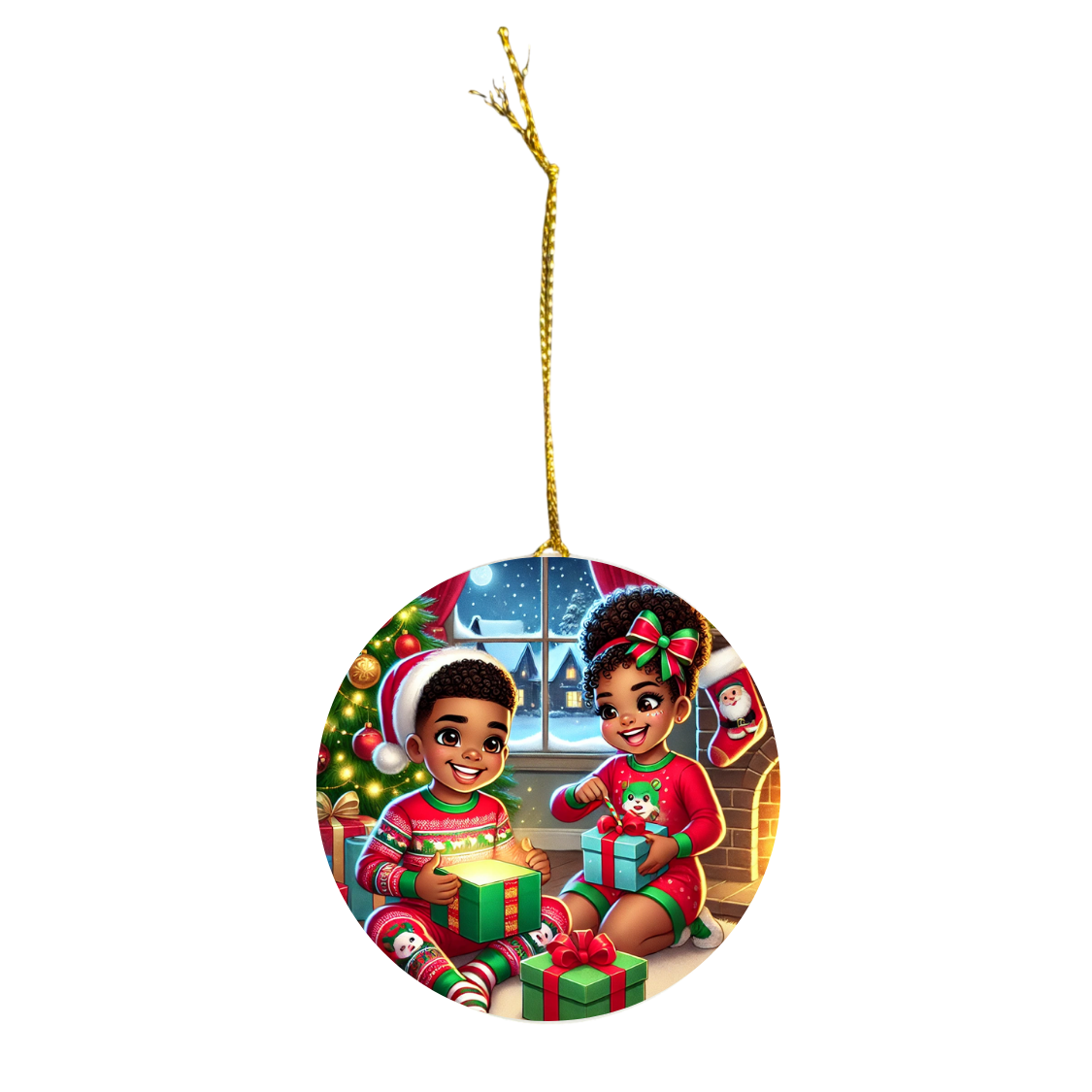Christmas Joy - Ceramic Decoration Ornament, (1pc) - Creatively Designed Shop