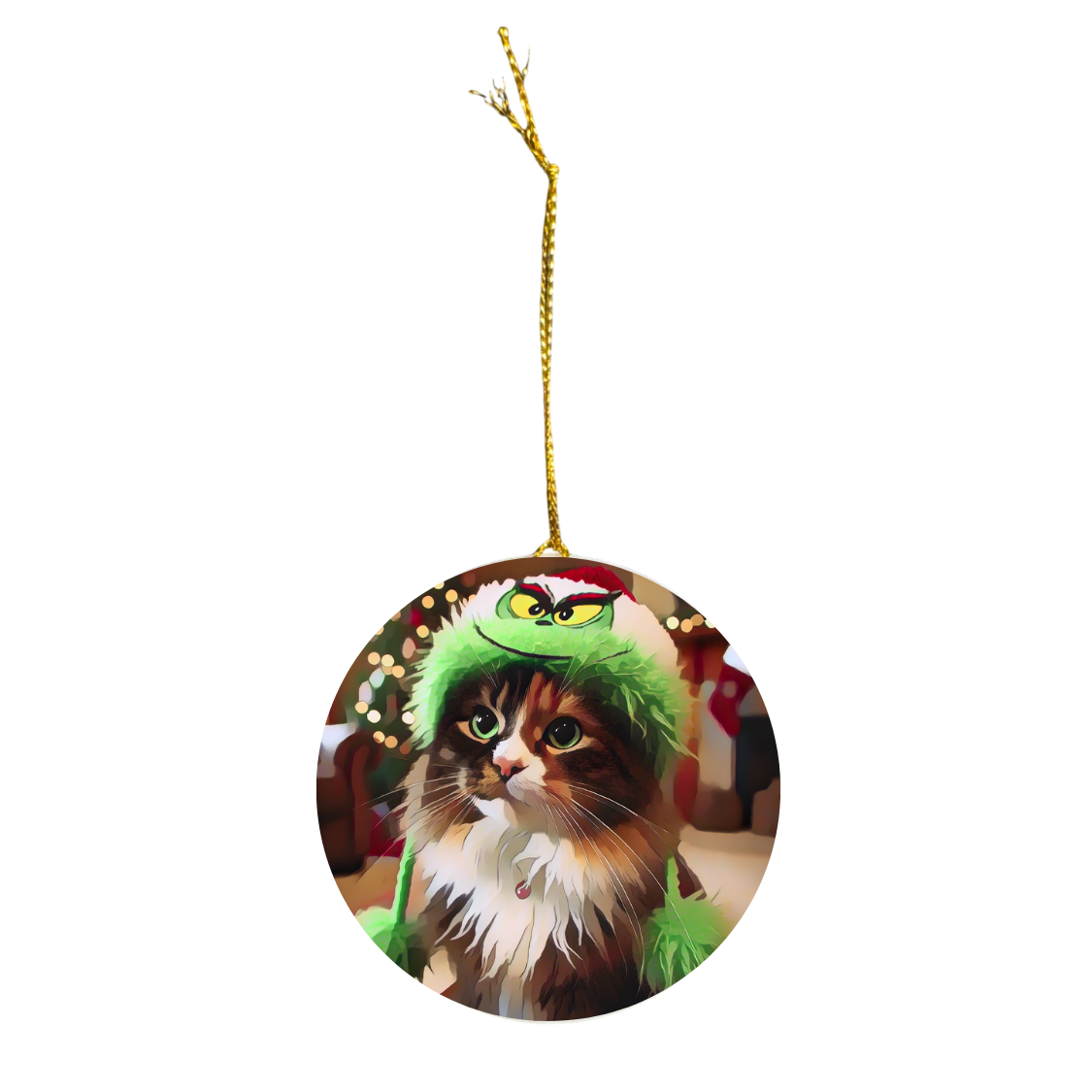 A Very Grinch Christmas - Ceramic Decoration Ornament, (1pc) - Creatively Designed Shop