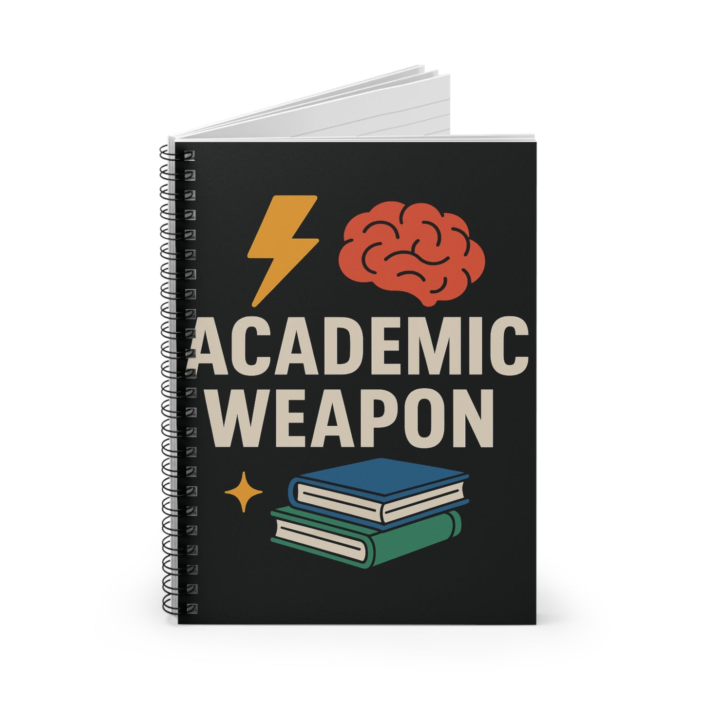 Academic Weapon - Spiral Notebook