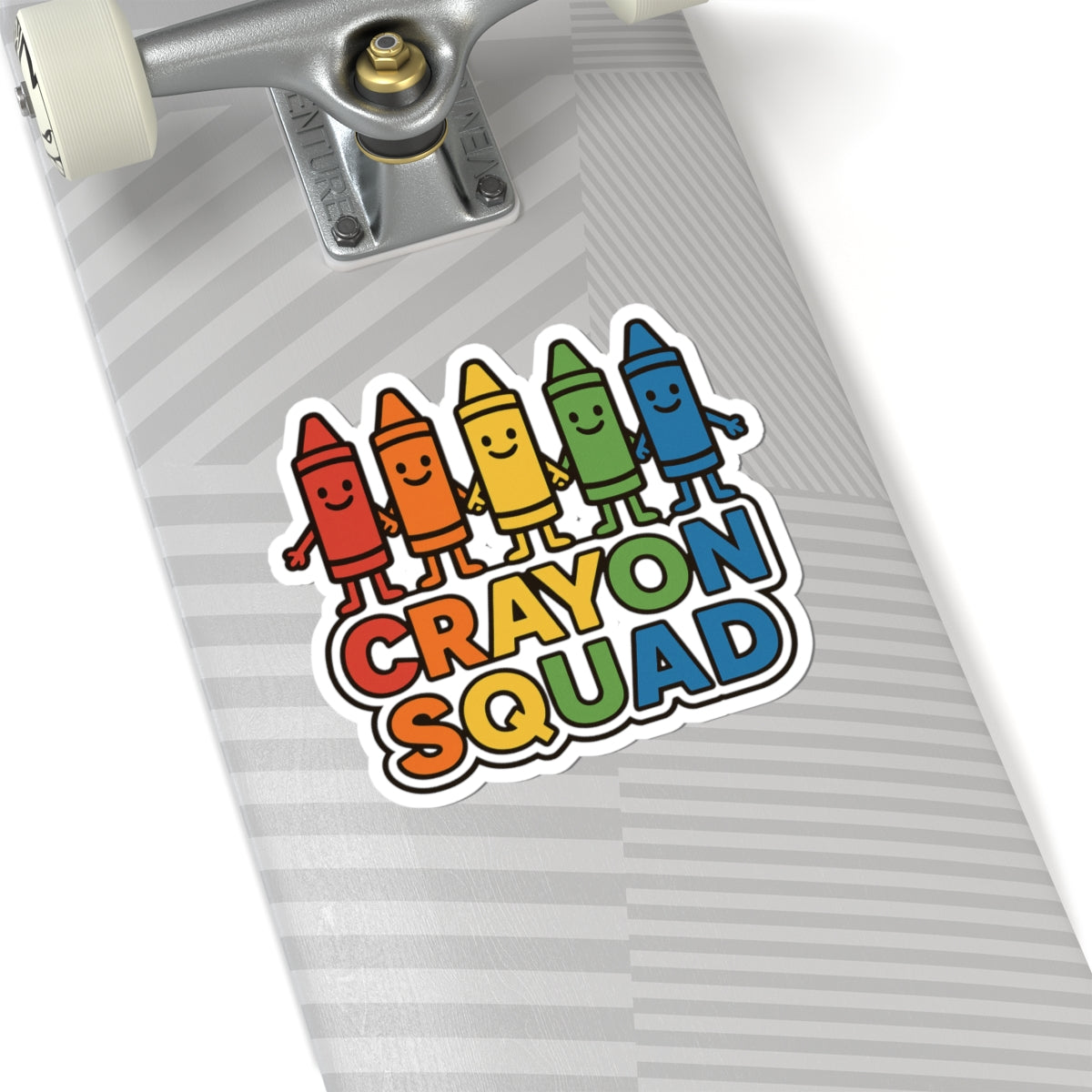 Crayon Squad - Kiss-Cut Sticker