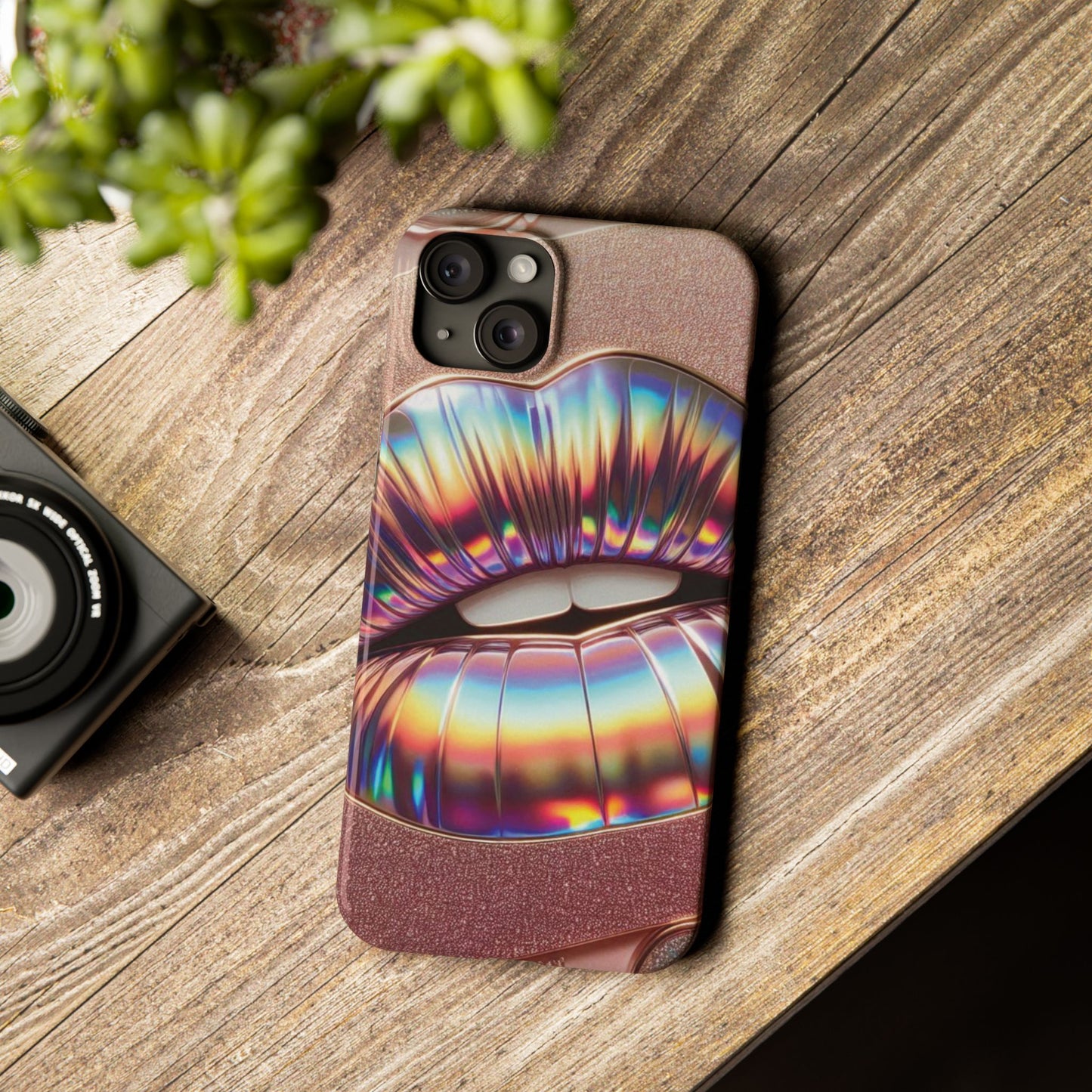 "Bronze Kiss" - Slim Phone Cases - Creatively Designed Shop