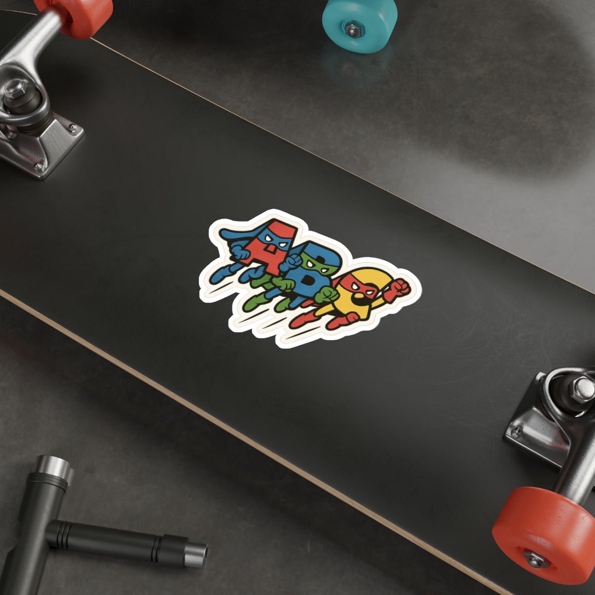 ABC Superheroes - Die-Cut Sticker