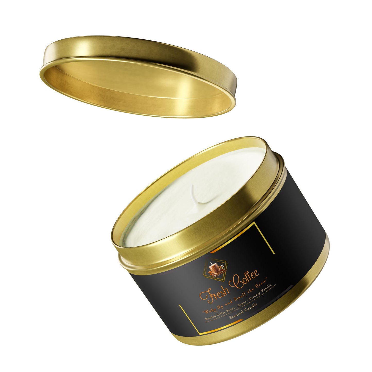 Fresh Coffee - Tin Candles