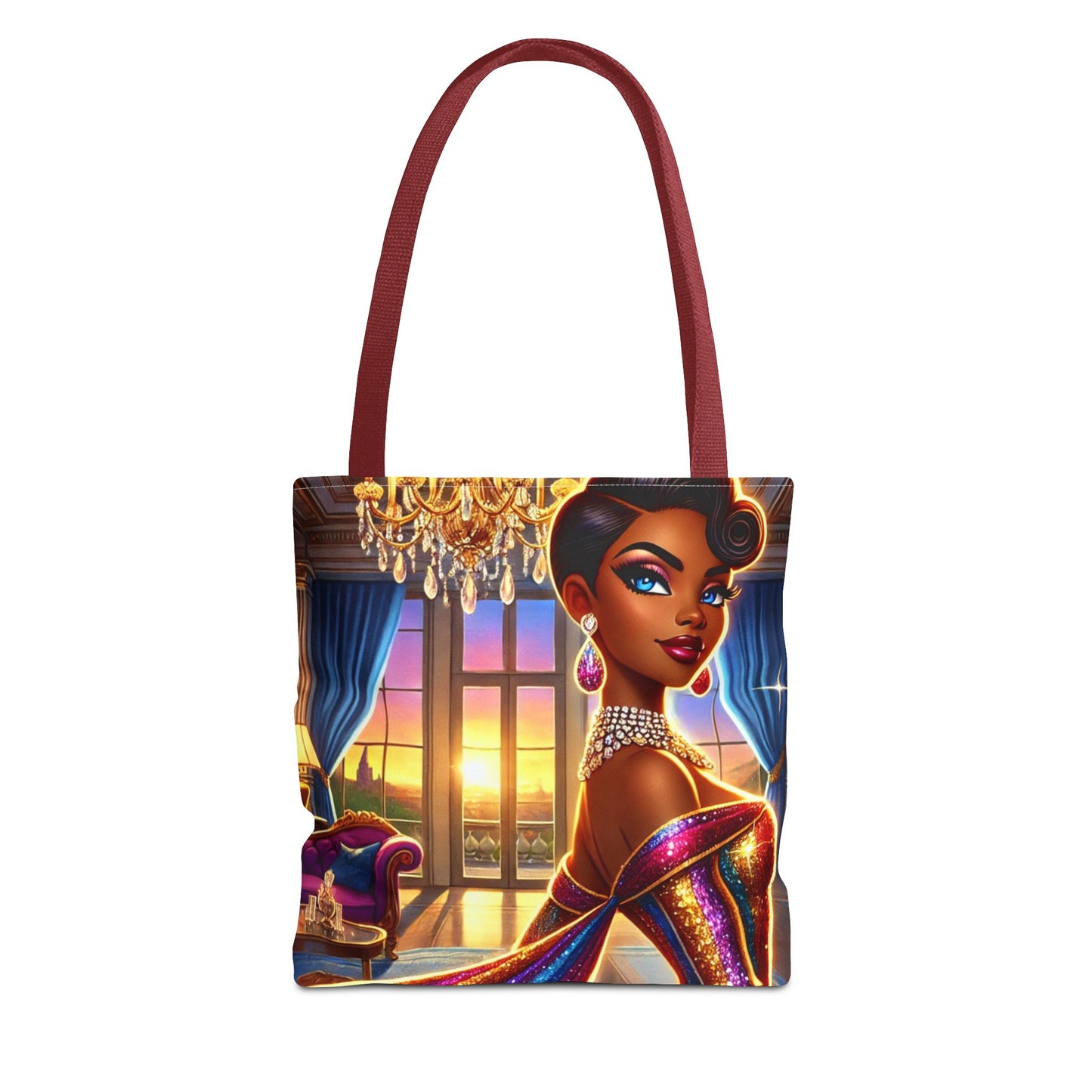 "Elegance Suits Me" - Tote Bag (AOP) - Creatively Designed Shop