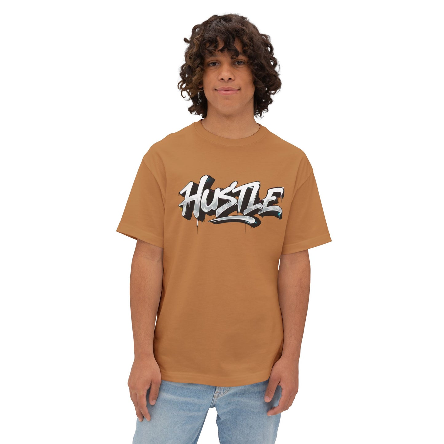 Hustle - Unisex Oversized Boxy Tee
