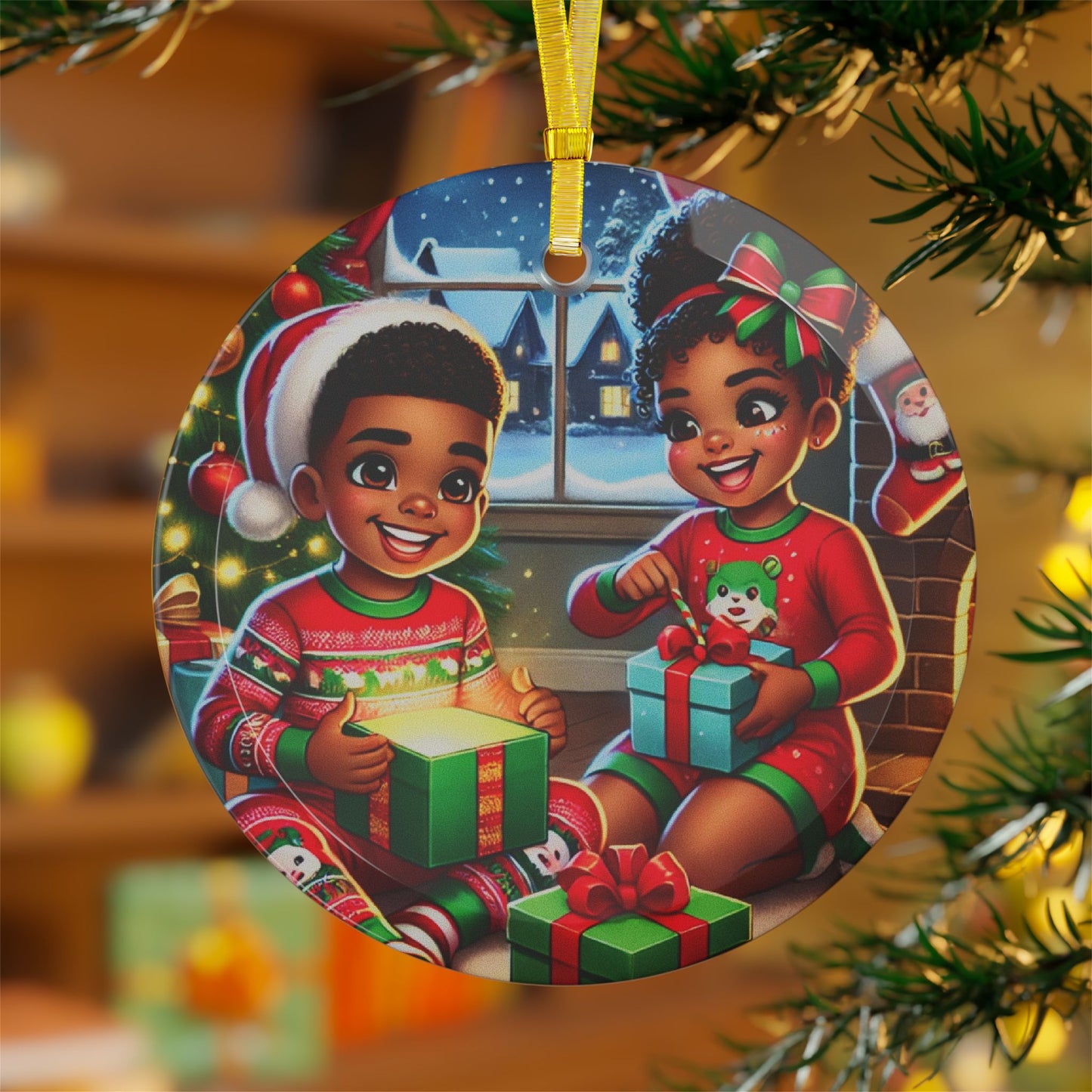 Christmas Joy - Glass Ornaments - Creatively Designed Shop