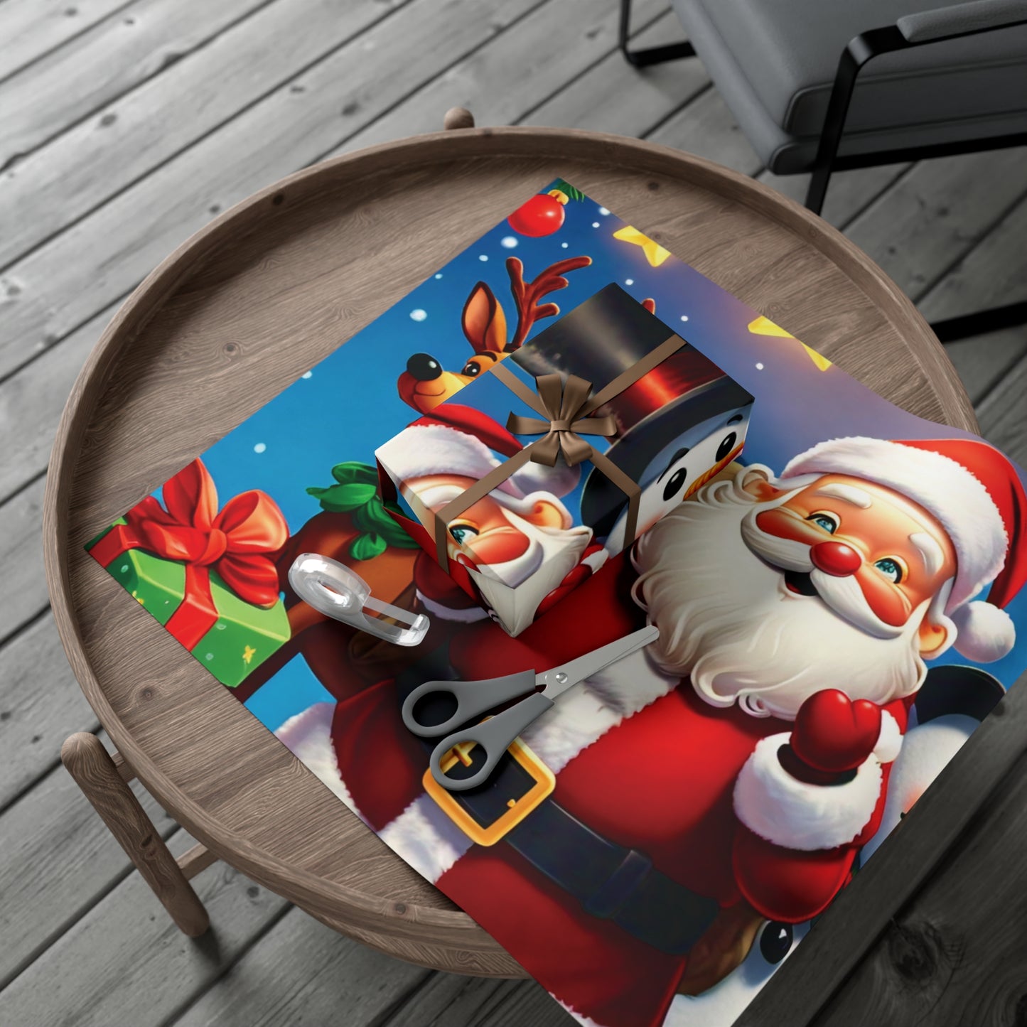 Christmas Cartoon Characters - Gift Wrap Papers - Creatively Designed Shop