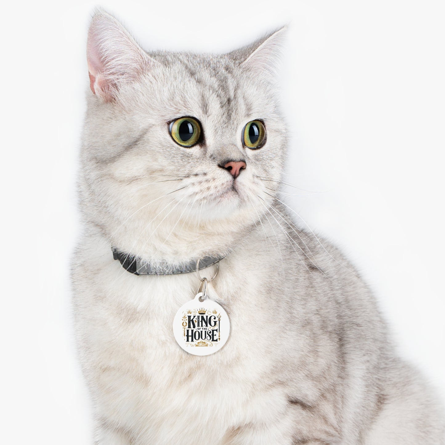 King of the House - Pet Tag - Creatively Designed Shop
