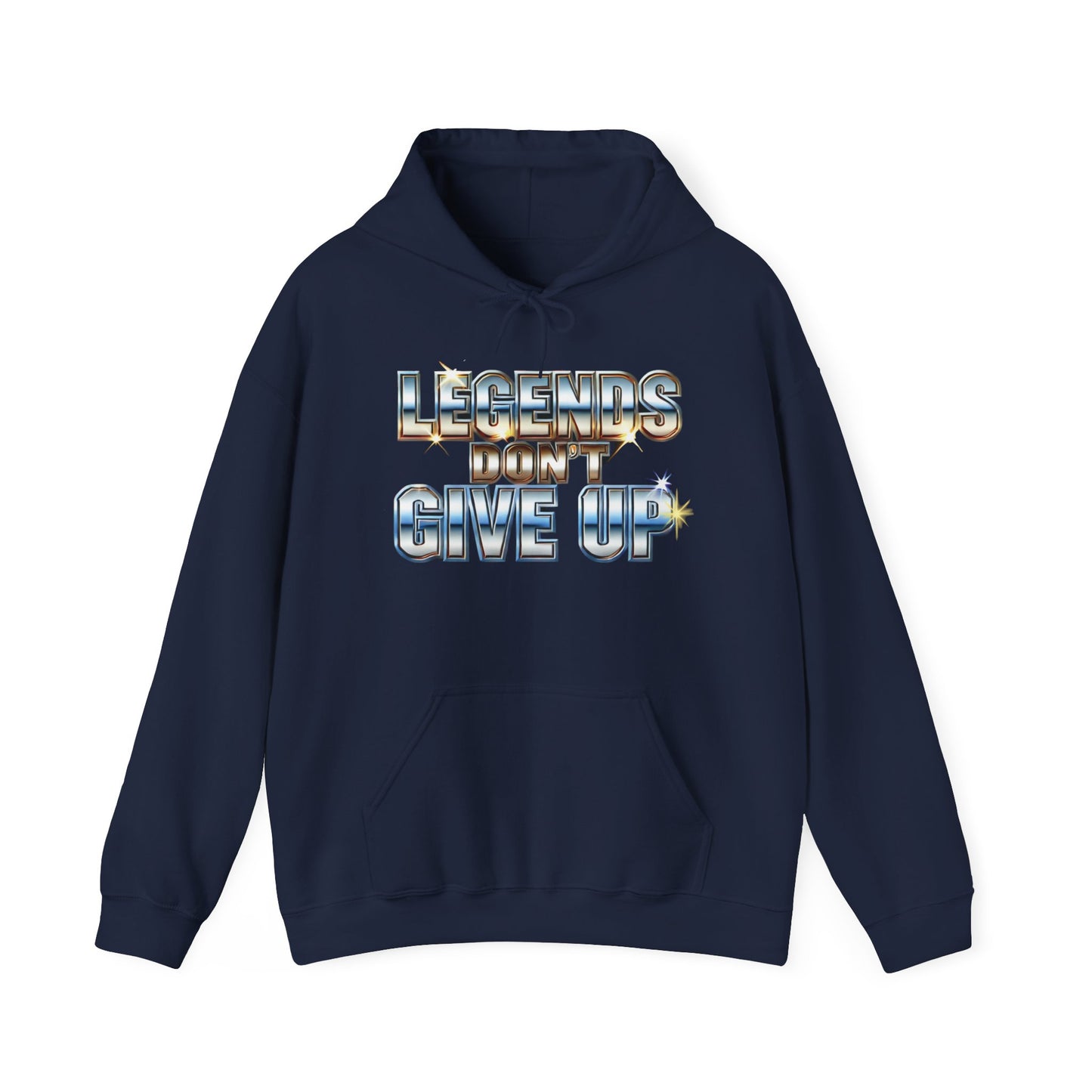 Legends Don't Give Up - Unisex Heavy Blend™ Hooded Sweatshirt - Creatively Designed Shop