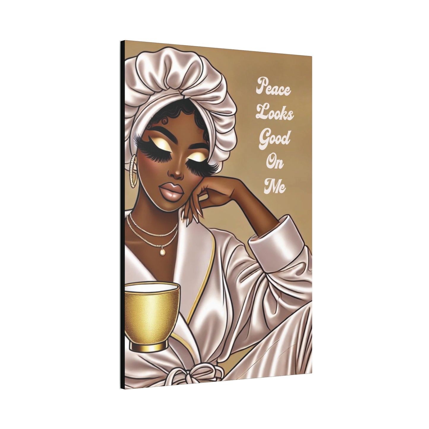 Peace Looks Good On Me - Canvas Art