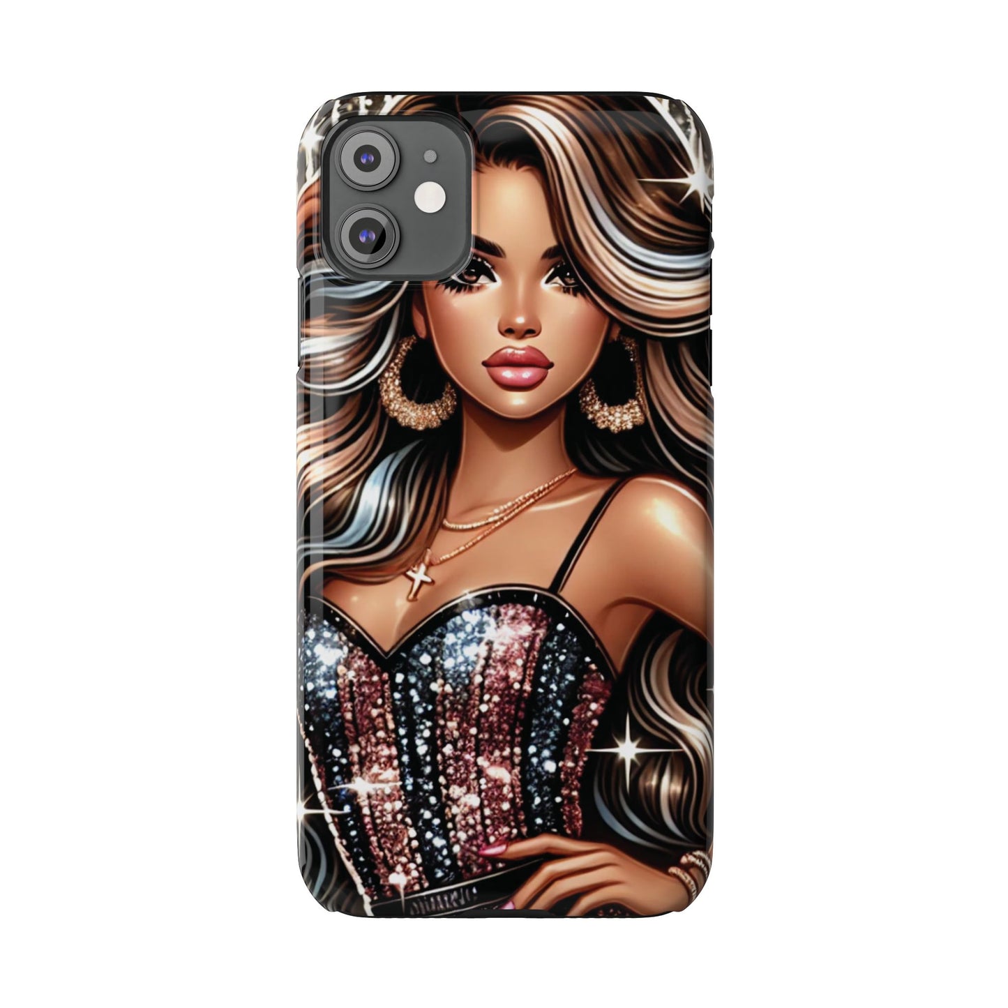 "Beautiful" - Slim Phone Cases - Creatively Designed Shop