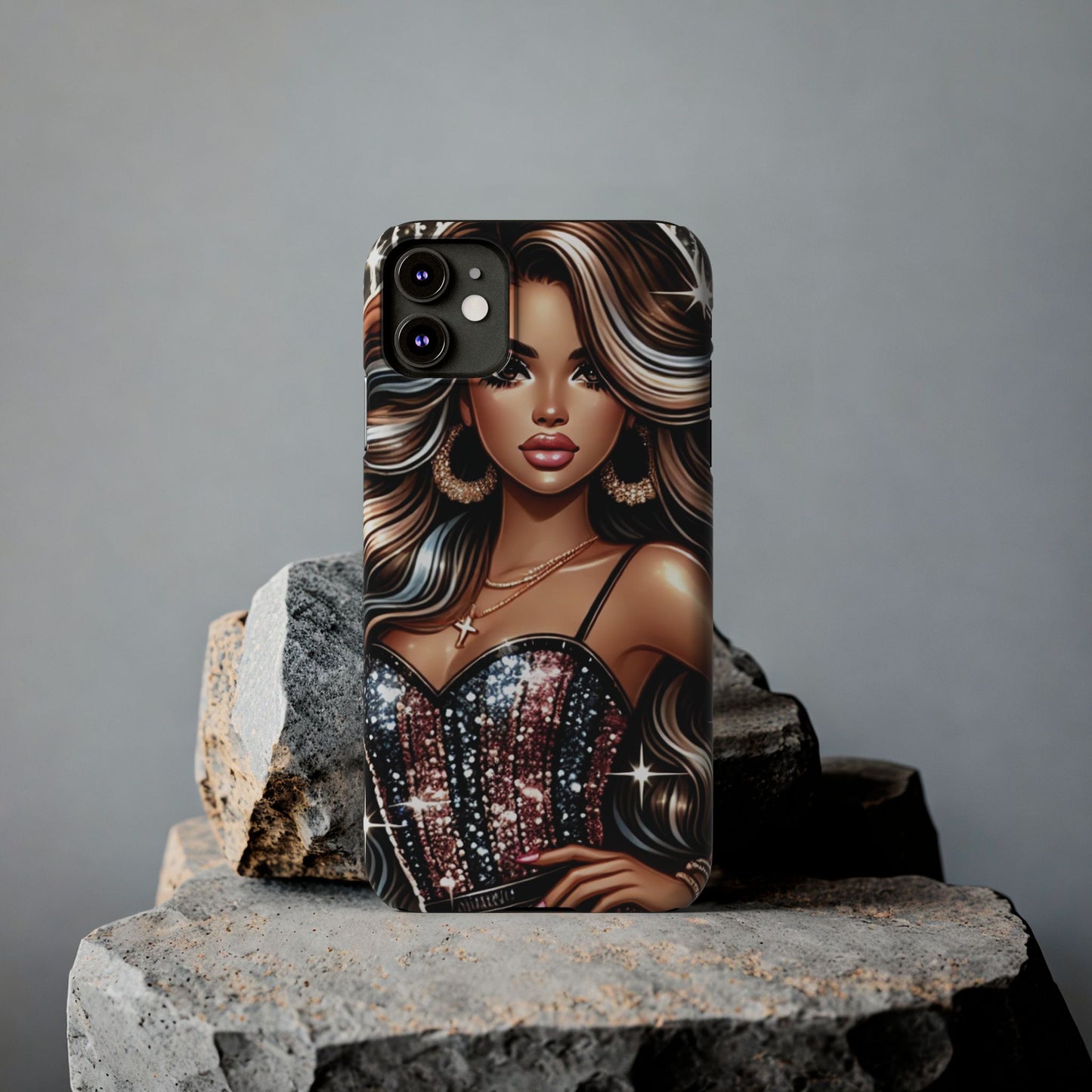 "Beautiful" - Slim Phone Cases - Creatively Designed Shop