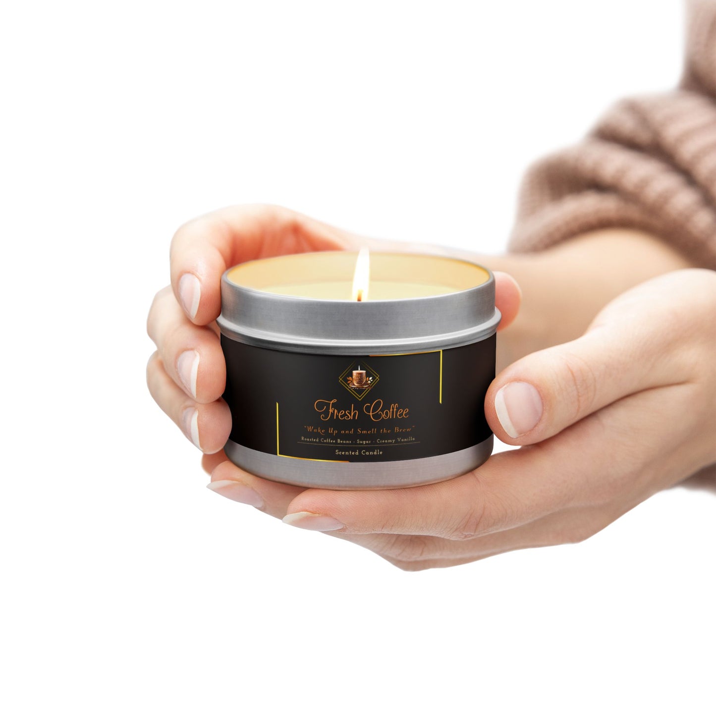 Fresh Coffee - Tin Candles