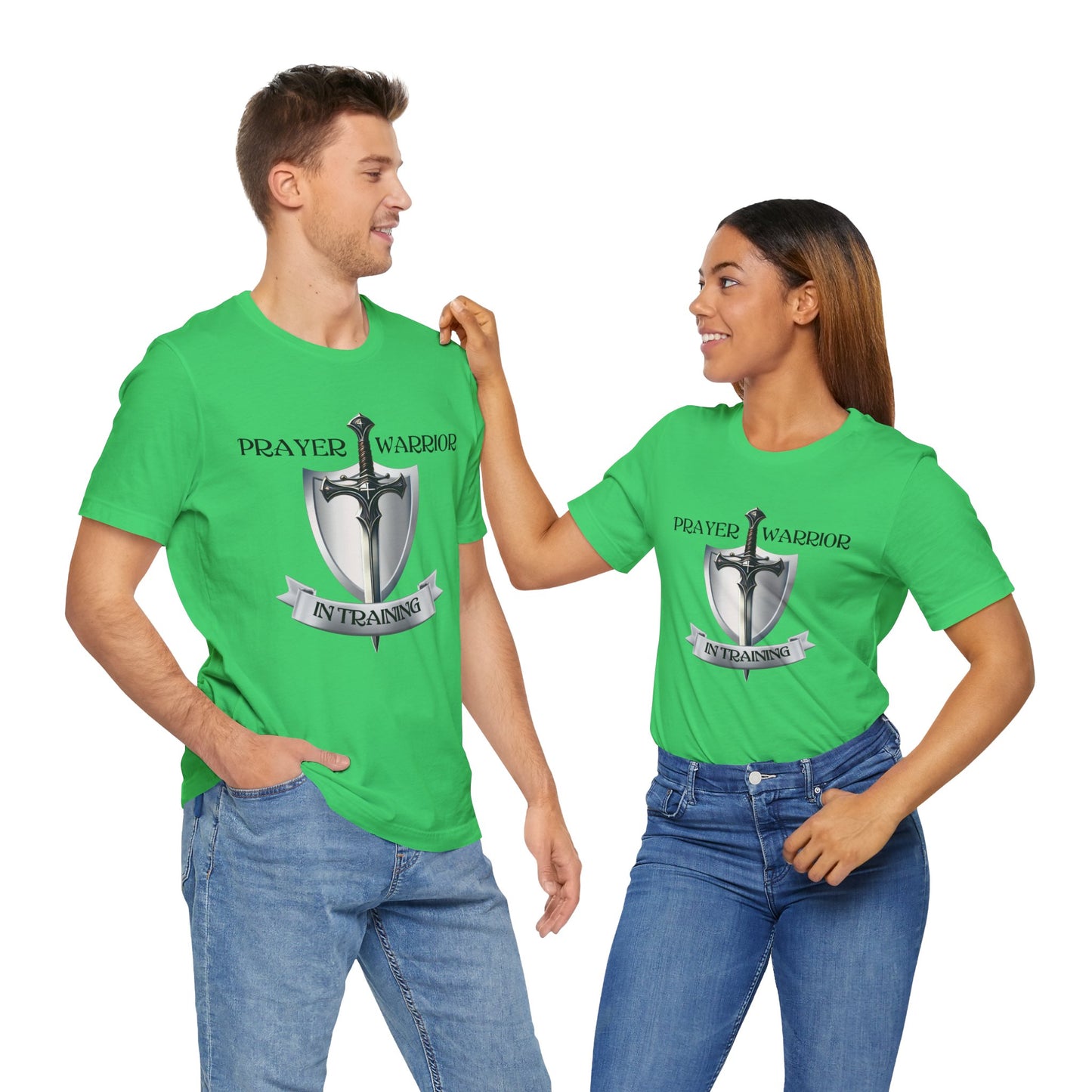 Prayer Warrior in Training - Unisex Jersey Short Sleeve Tee