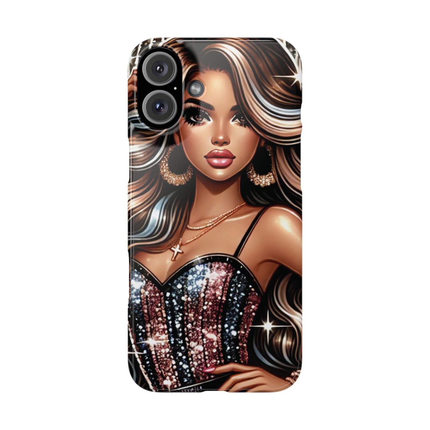 "Beautiful" - Slim Phone Cases - Creatively Designed Shop