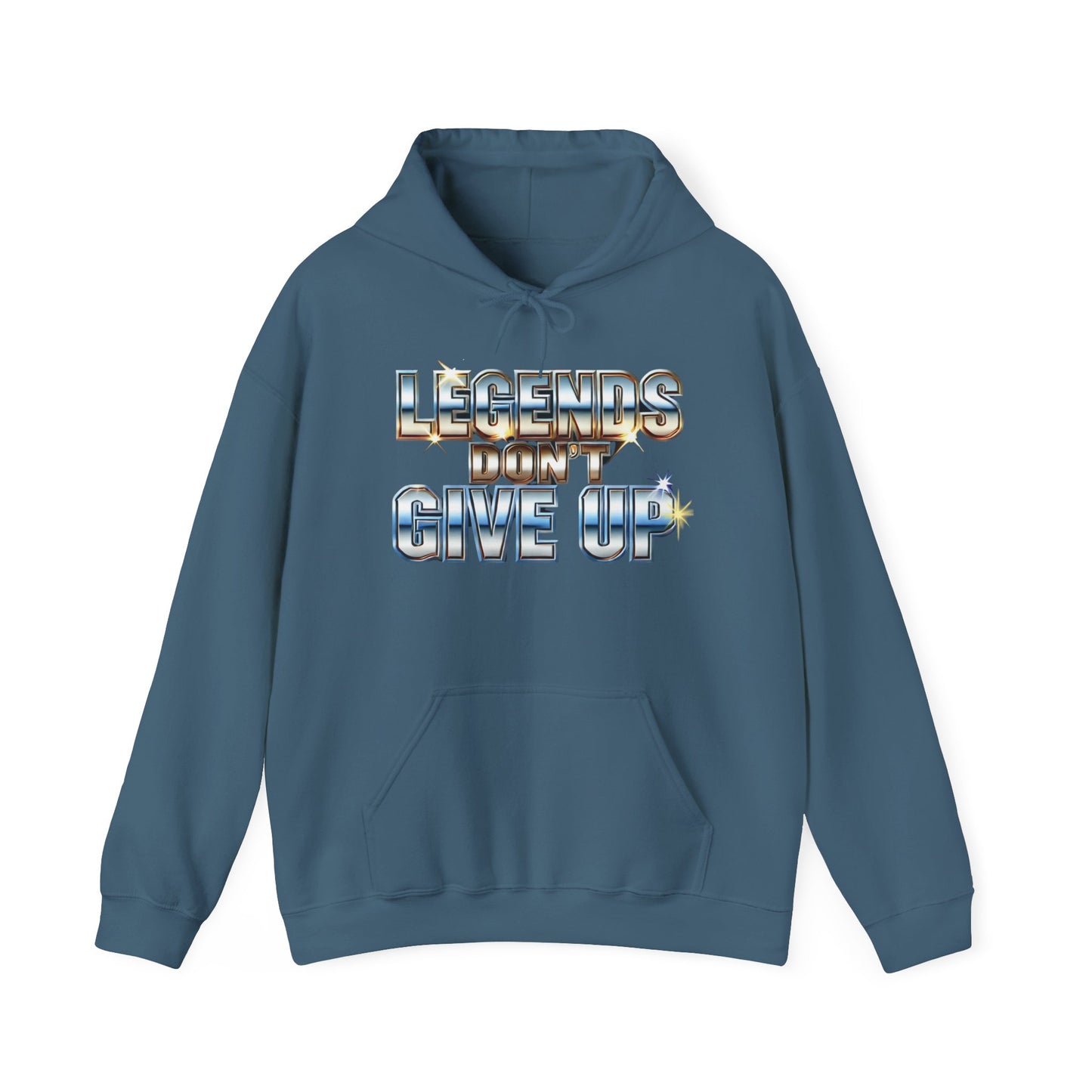 Legends Don't Give Up - Unisex Heavy Blend™ Hooded Sweatshirt - Creatively Designed Shop