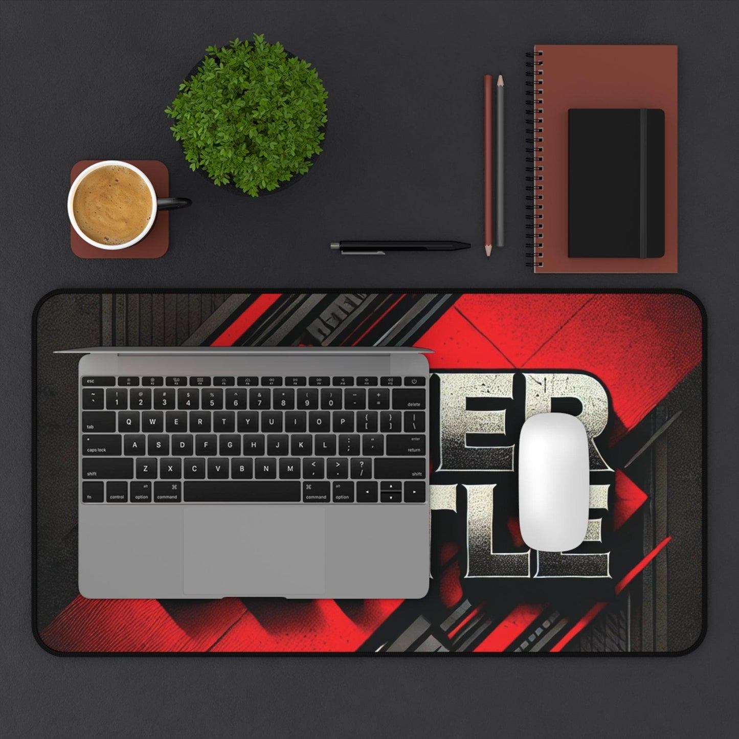 "Never Settle" - Desk Mat - Creatively Designed Shop