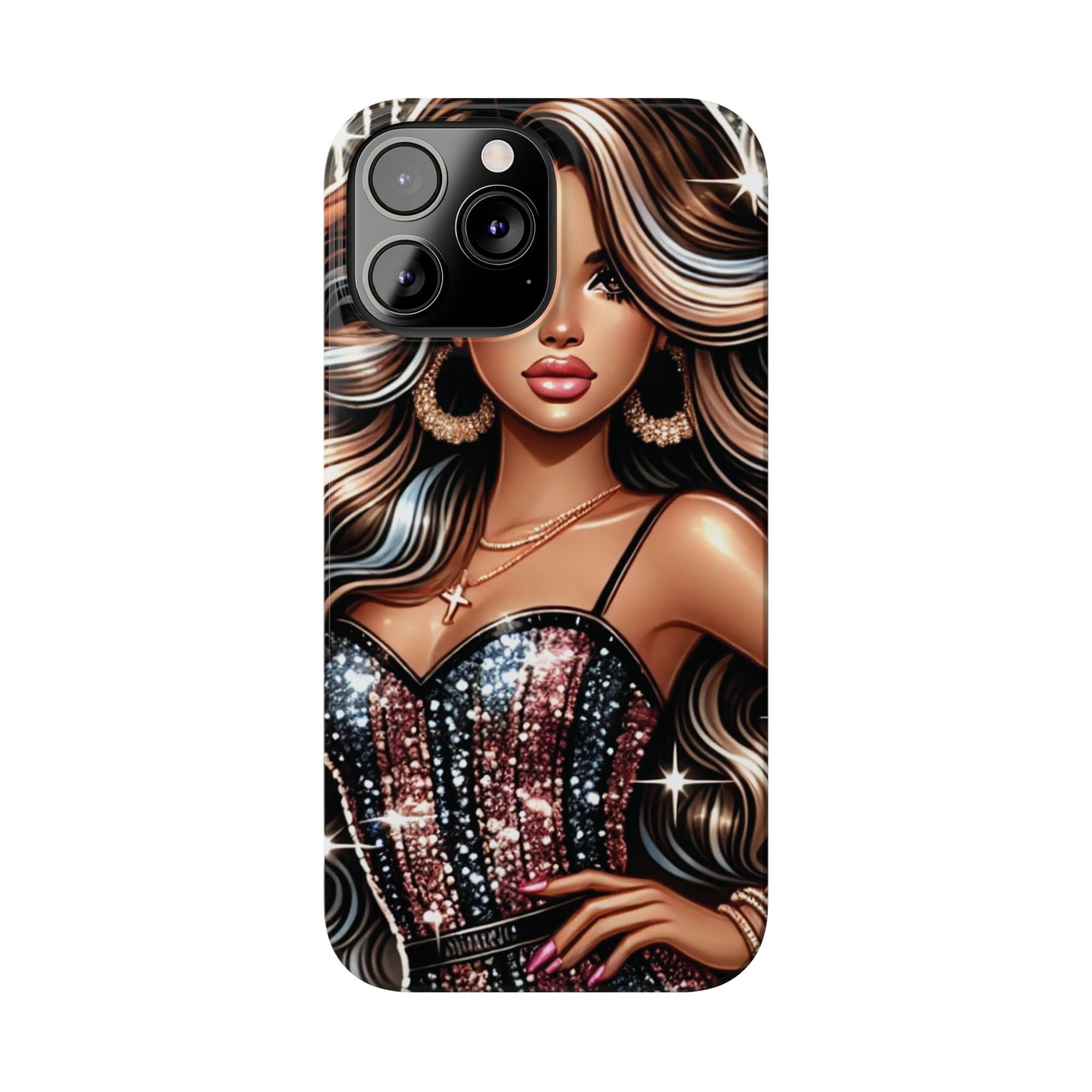 "Beautiful" - Slim Phone Cases - Creatively Designed Shop