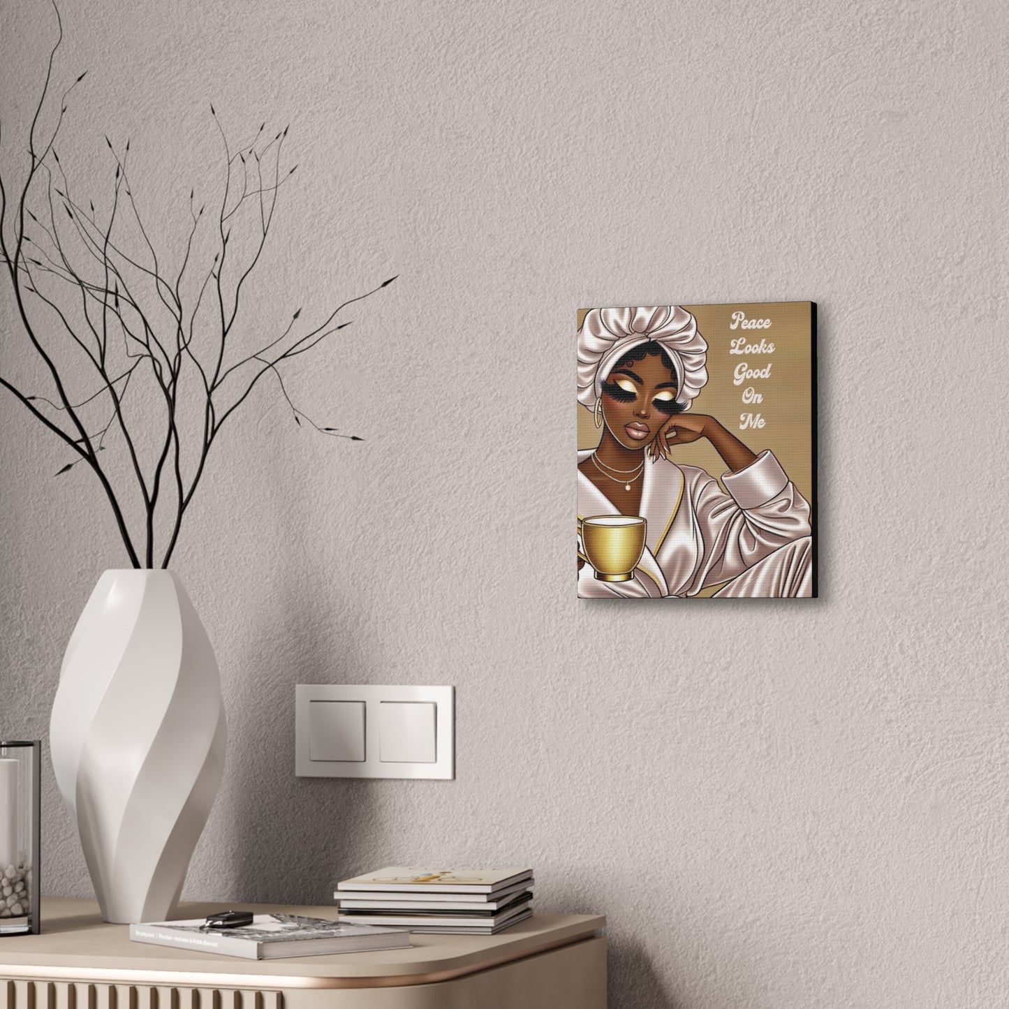 Peace Looks Good On Me - Canvas Art