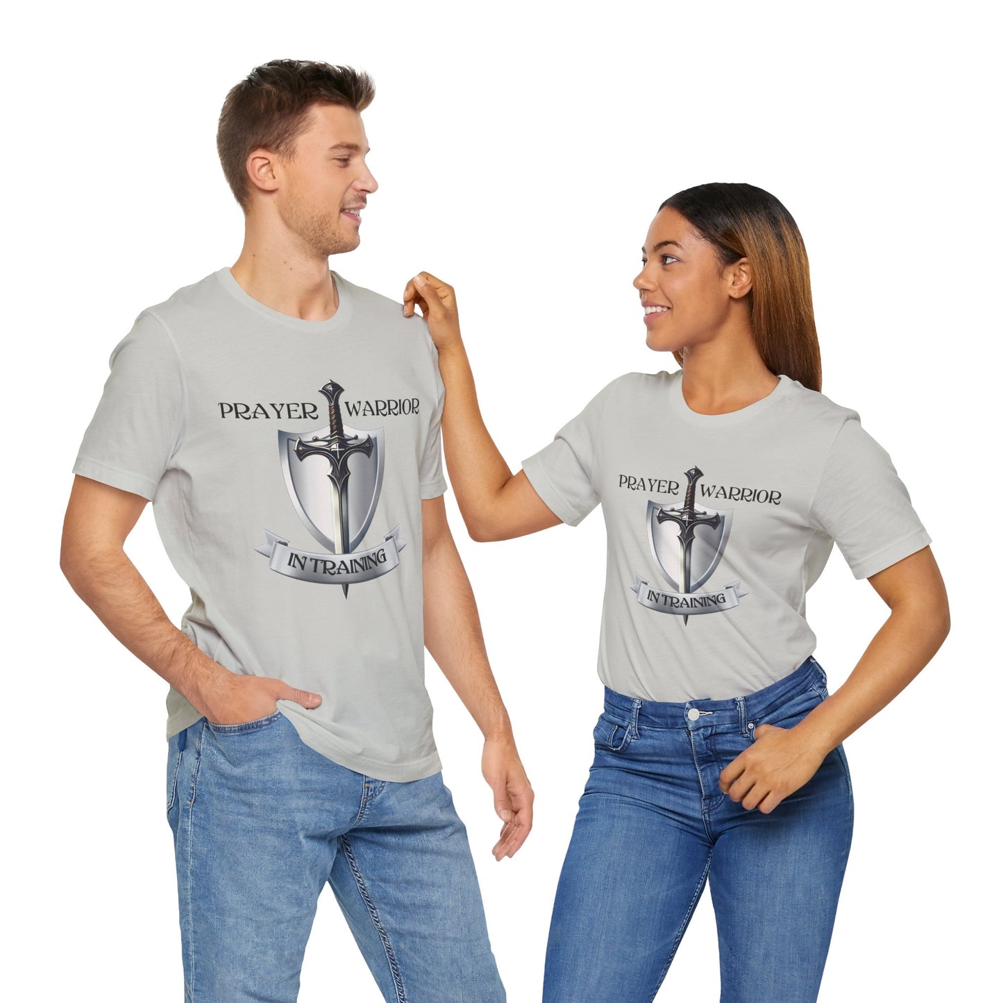 Prayer Warrior in Training - Unisex Jersey Short Sleeve Tee