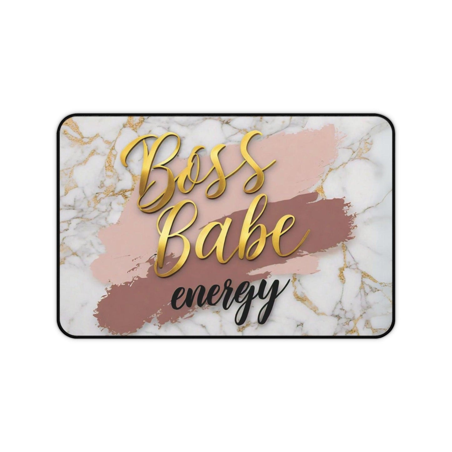 "Boss Babe Energy" - Desk Mat - Creatively Designed Shop