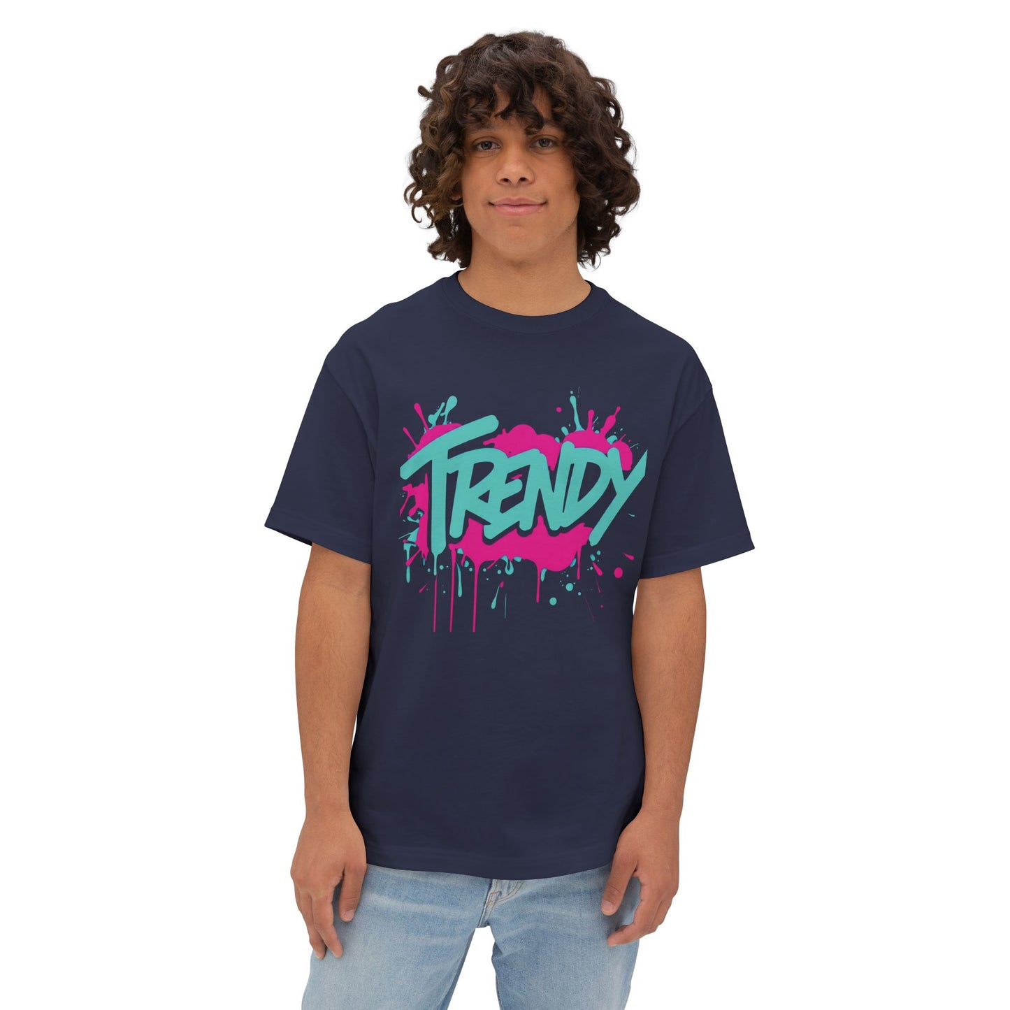 "Trendy" - Unisex Oversized Boxy Tee