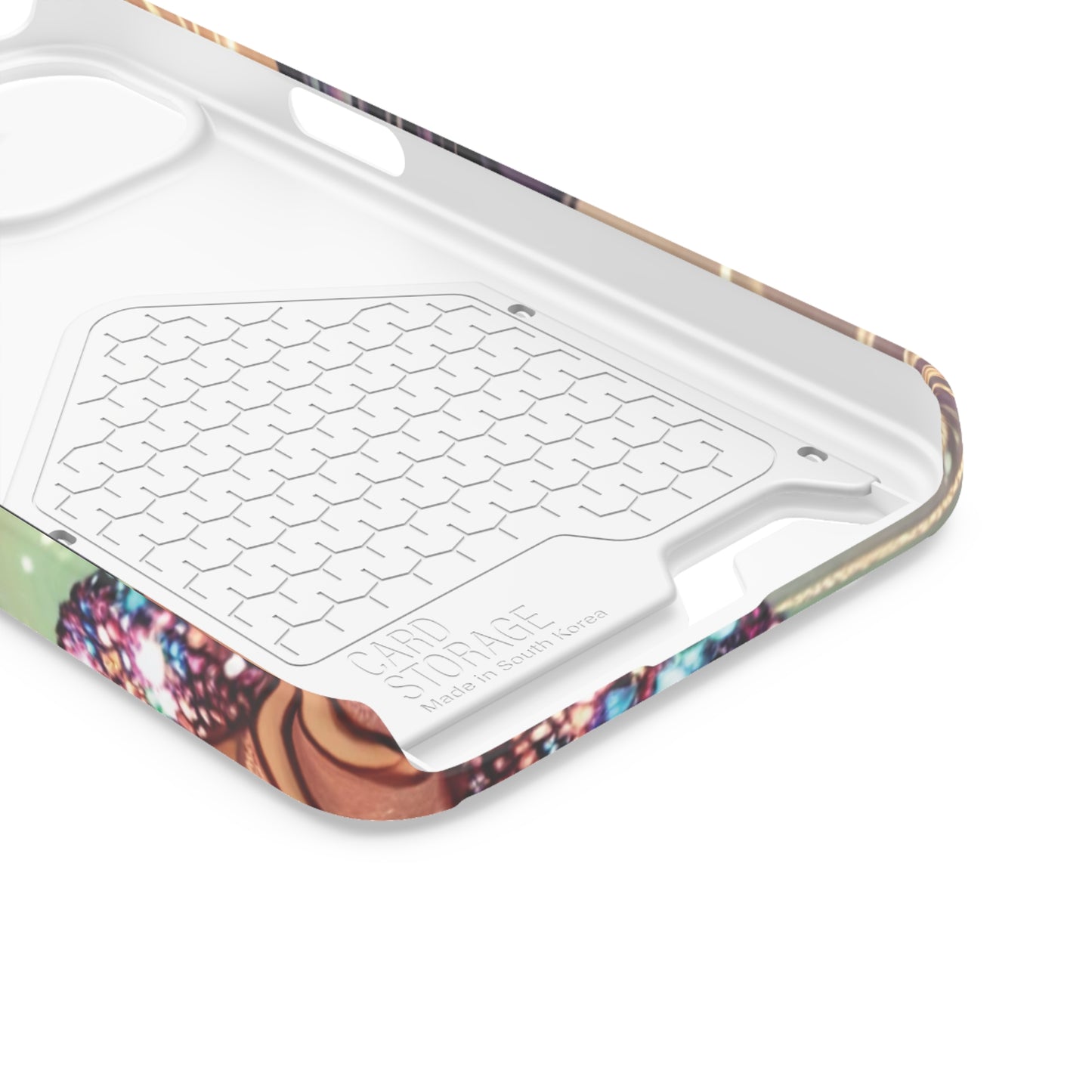 "Stunning" - Phone Case With Card Holder - Creatively Designed Shop