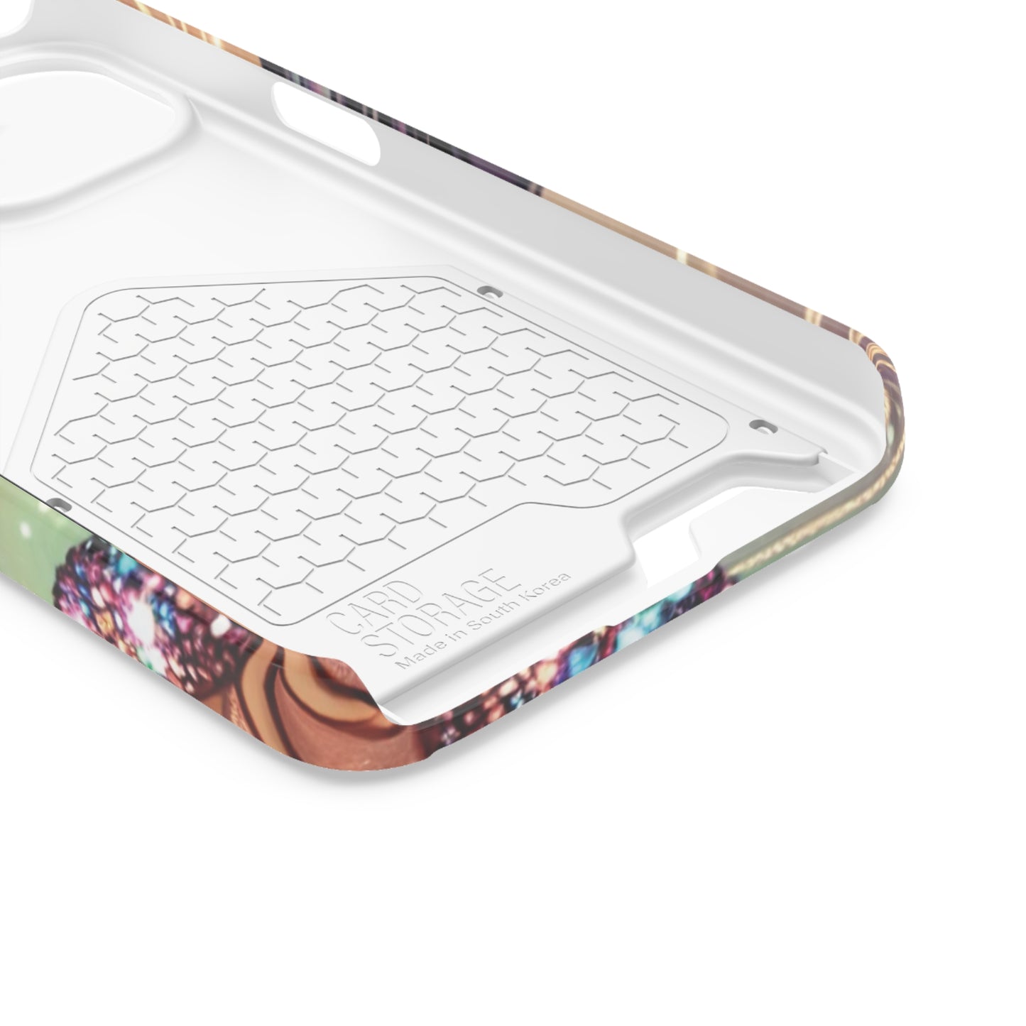 "Stunning" - Phone Case With Card Holder - Creatively Designed Shop