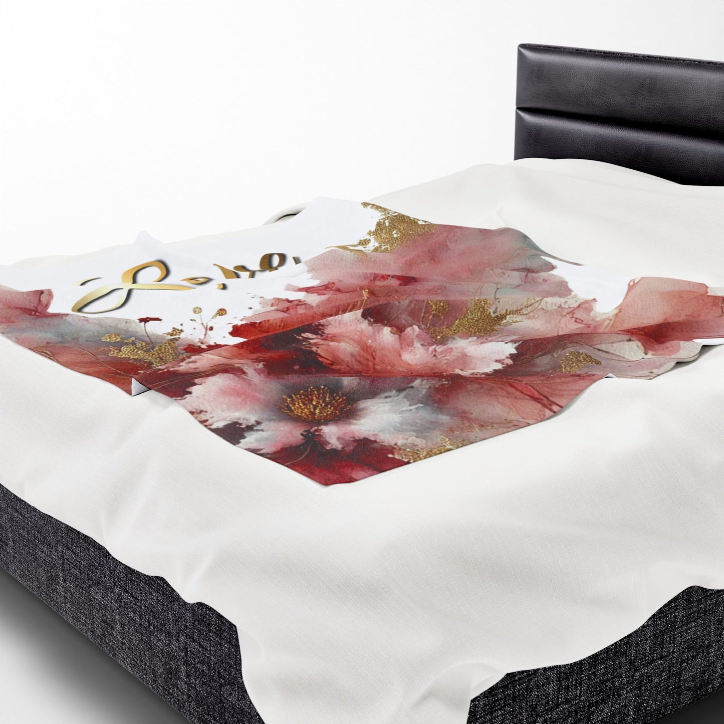 Love - Velveteen Plush Blanket