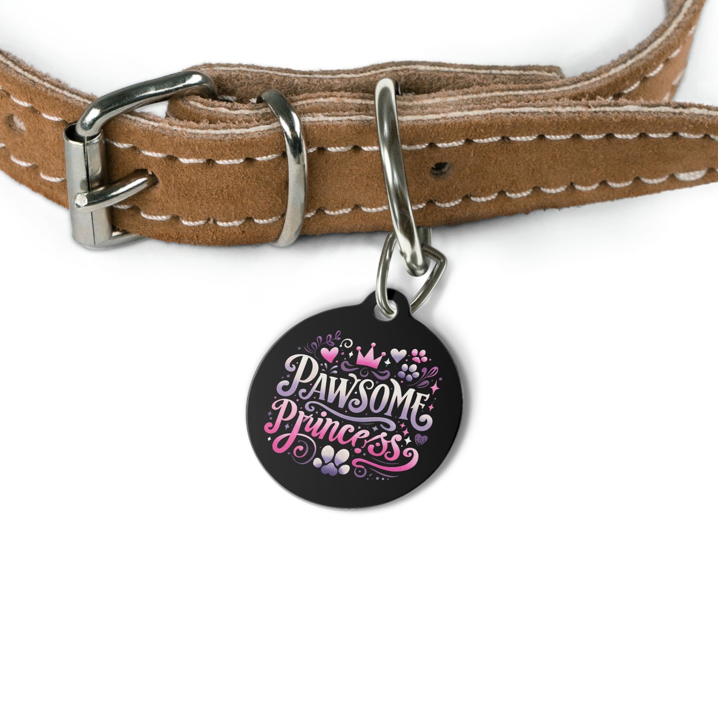 Pawsome Princess - Pet Tag - Creatively Designed Shop