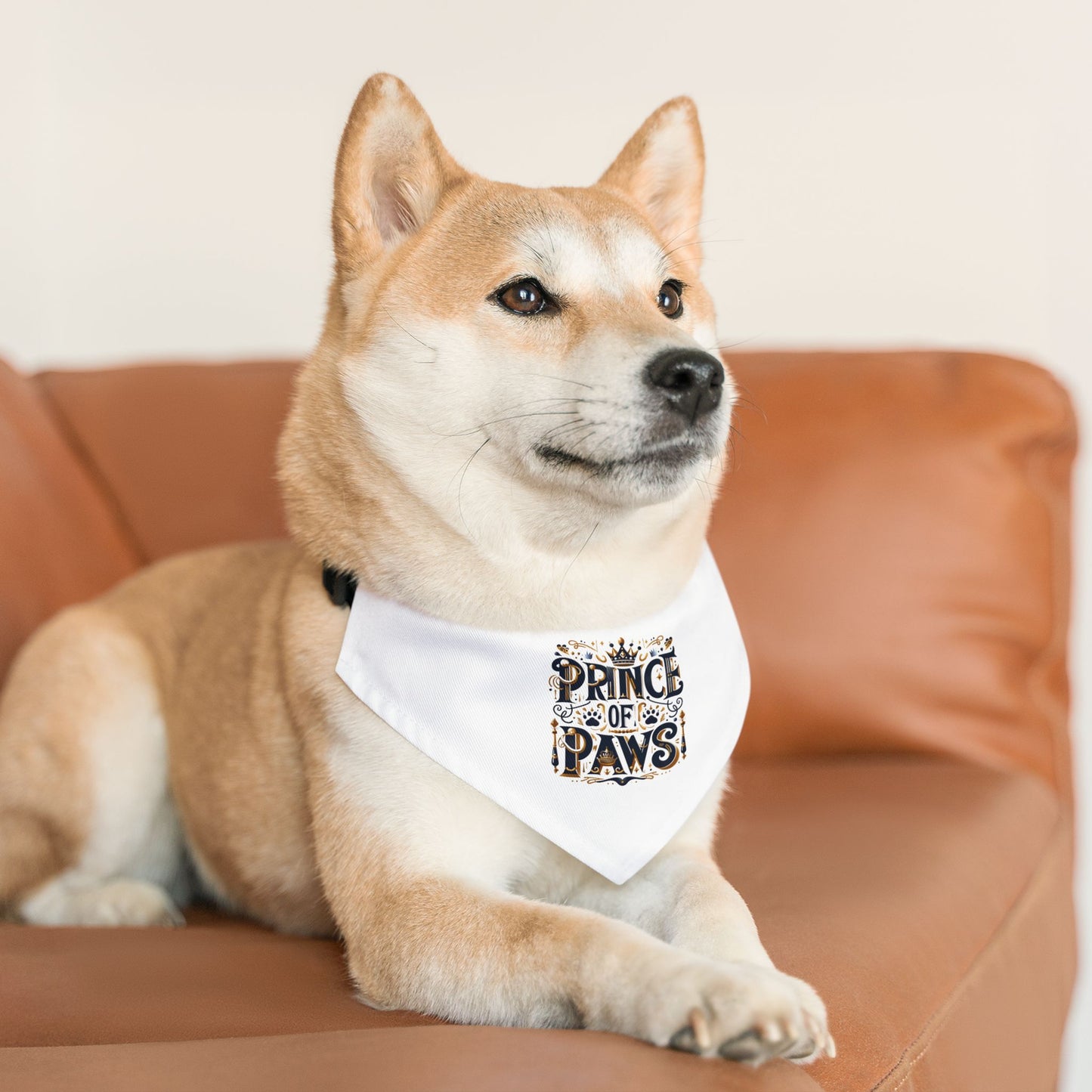 Prince of Paws - Pet Bandana Collar - Creatively Designed Shop